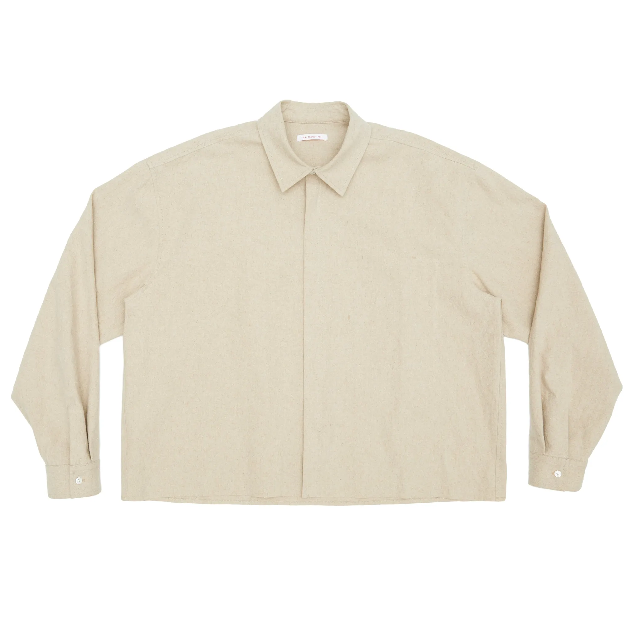 Mechanic Shirt/Jacket - Oatmeal Linen / Cotton sold by S.K. Manor Hill
