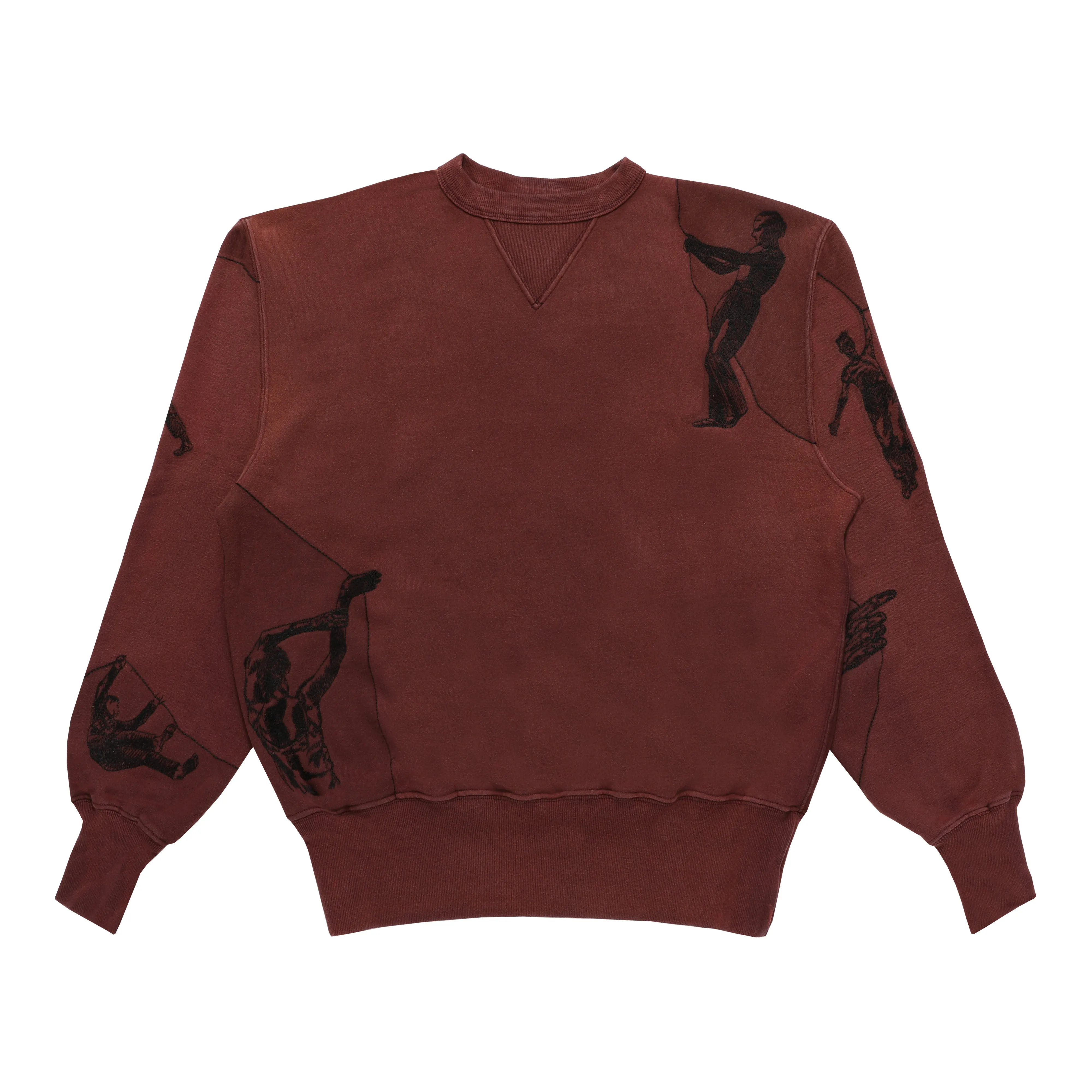 Curtain Crewneck sold by Samuel Zelig