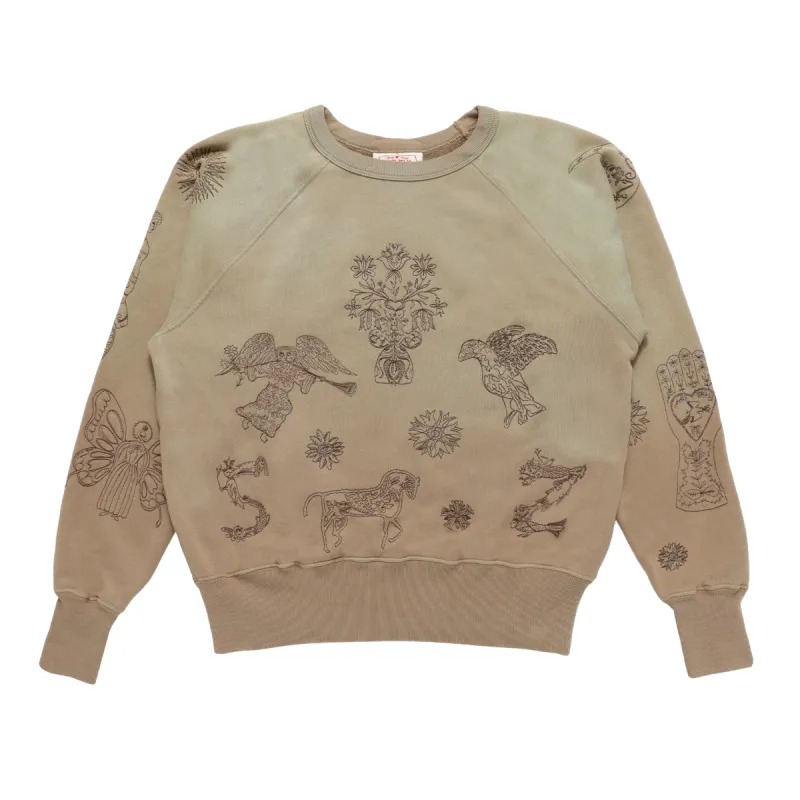 Willson Crewneck - Taupe sold by Samuel Zelig