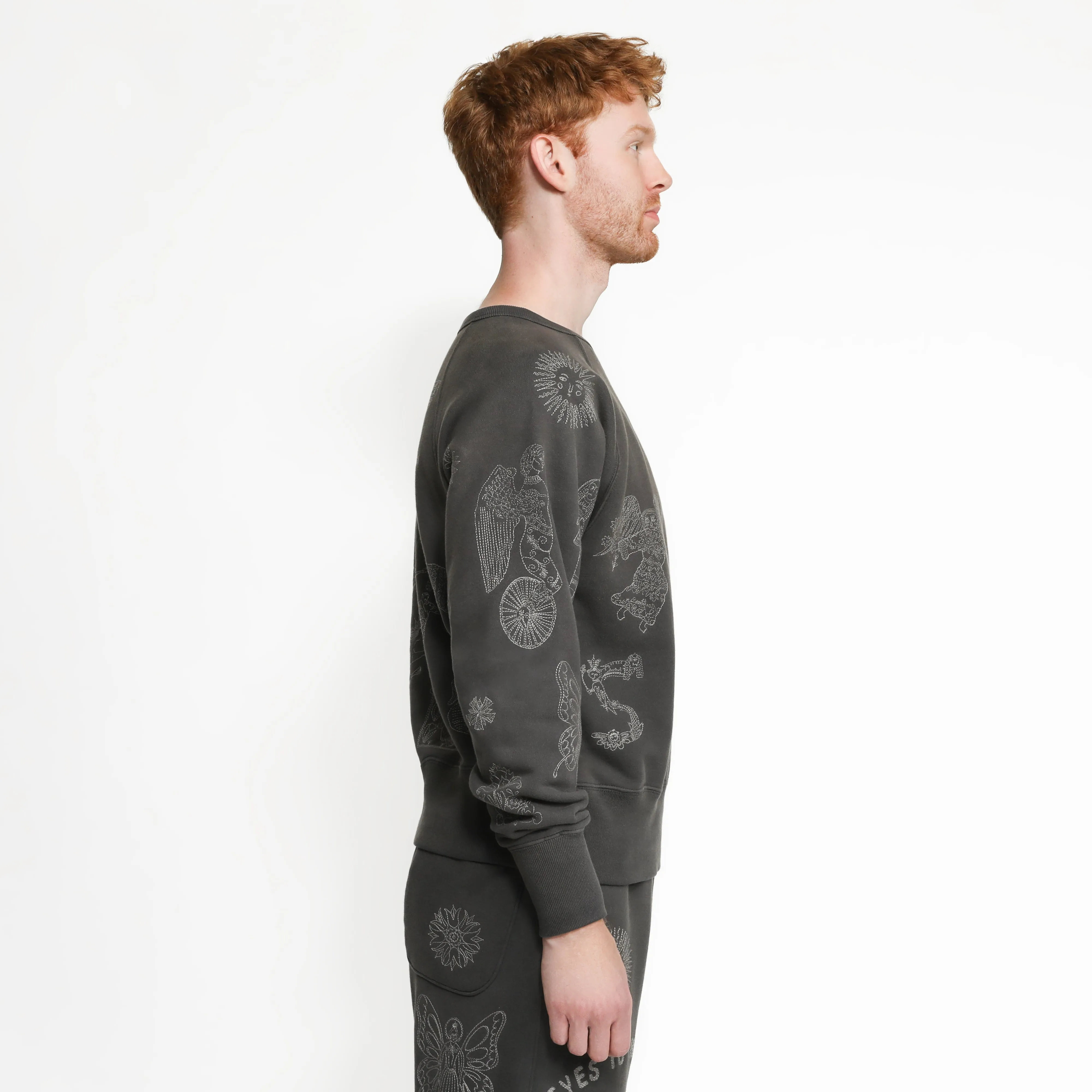 Willson Crewneck - Charcoal sold by Samuel Zelig product image thumbnail 5