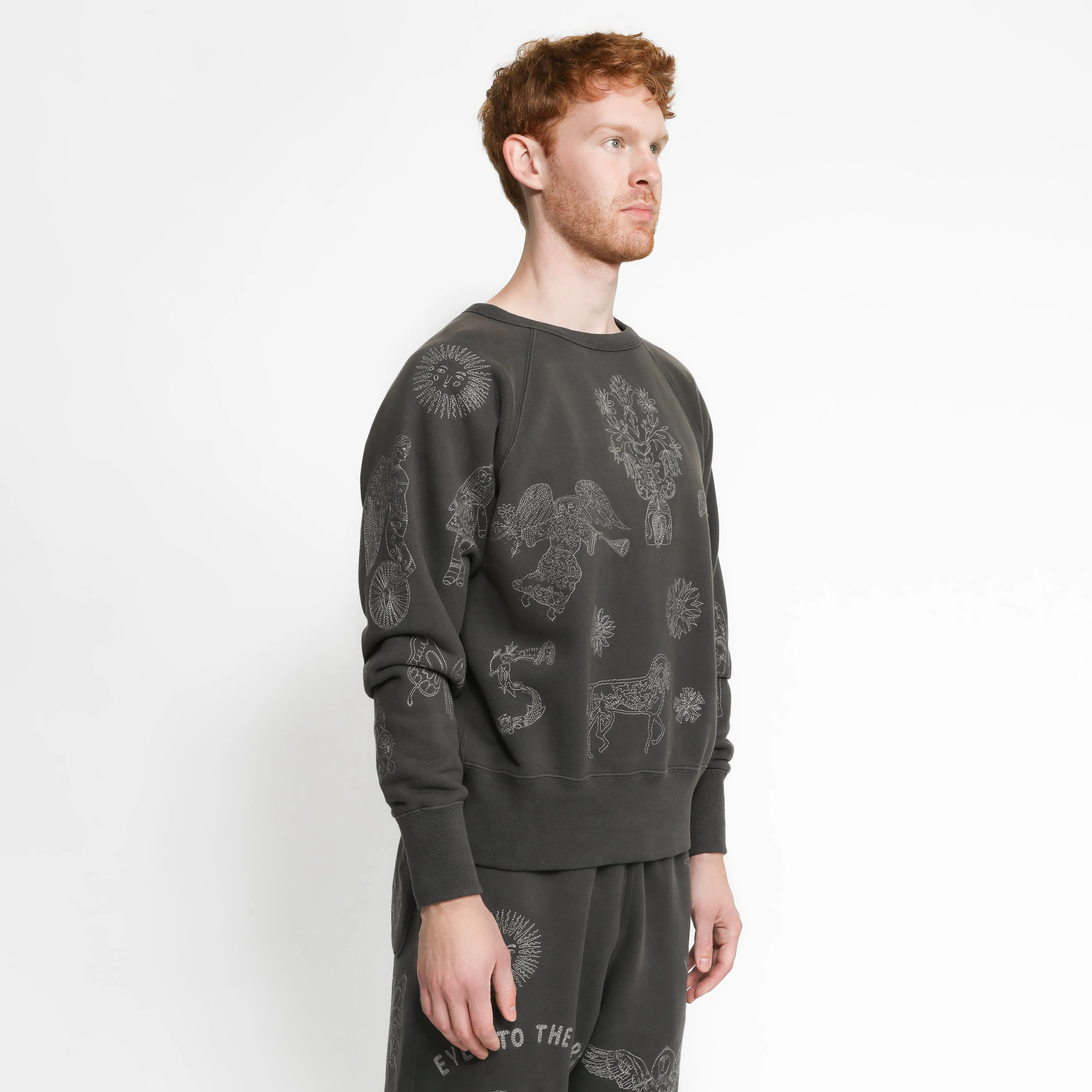 Willson Crewneck - Charcoal sold by Samuel Zelig product image thumbnail 4