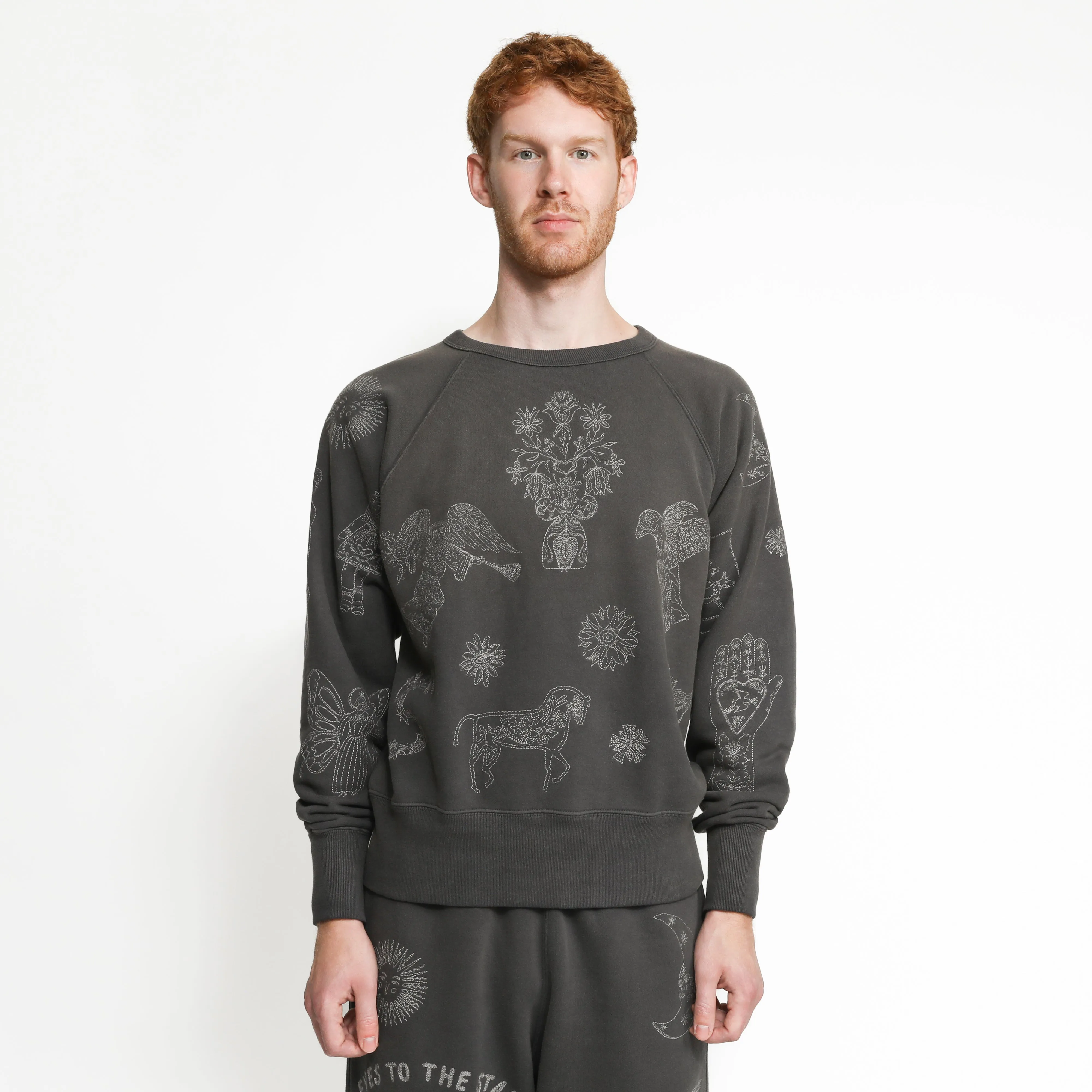 Willson Crewneck - Charcoal sold by Samuel Zelig product image thumbnail 3