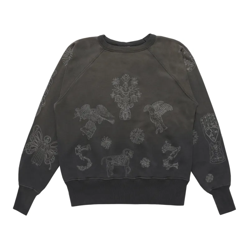 Willson Crewneck - Charcoal sold by Samuel Zelig