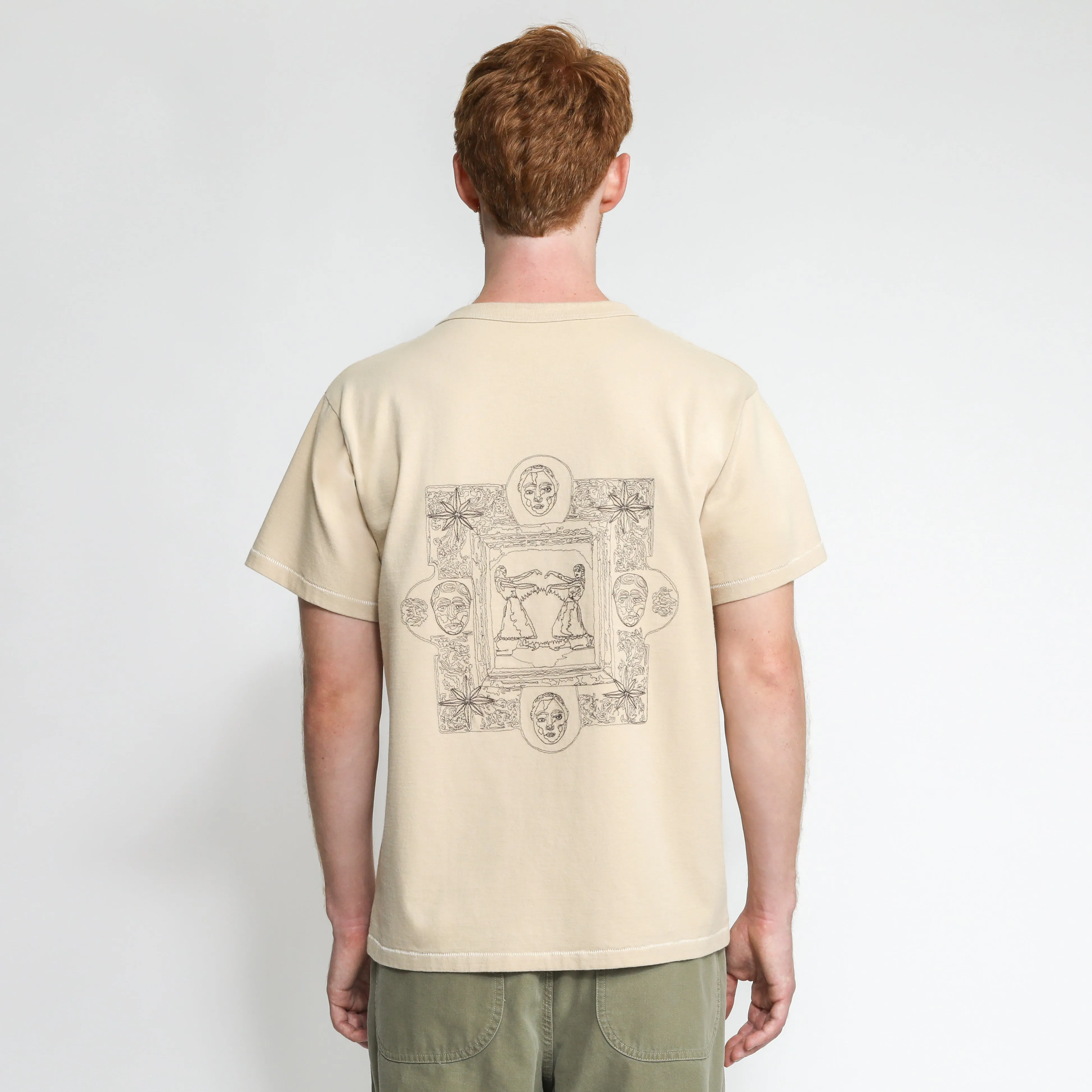 Twin Frame Tee - Beige sold by Samuel Zelig product image thumbnail 5