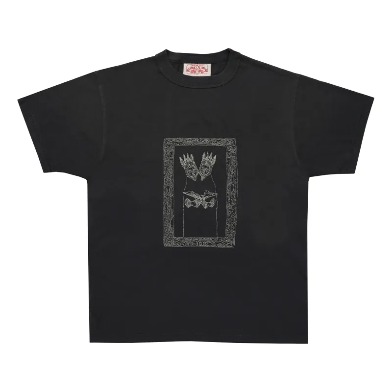 Twin Frame Tee - Charcoal sold by Samuel Zelig