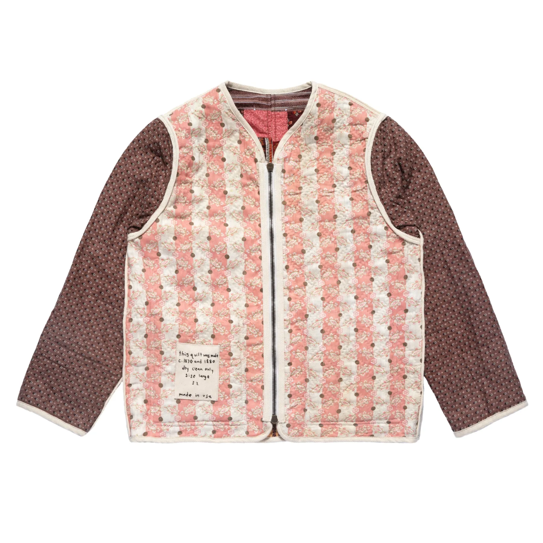 1870 and 1880 Quilt Jacket - Large sold by Samuel Zelig product image thumbnail 5