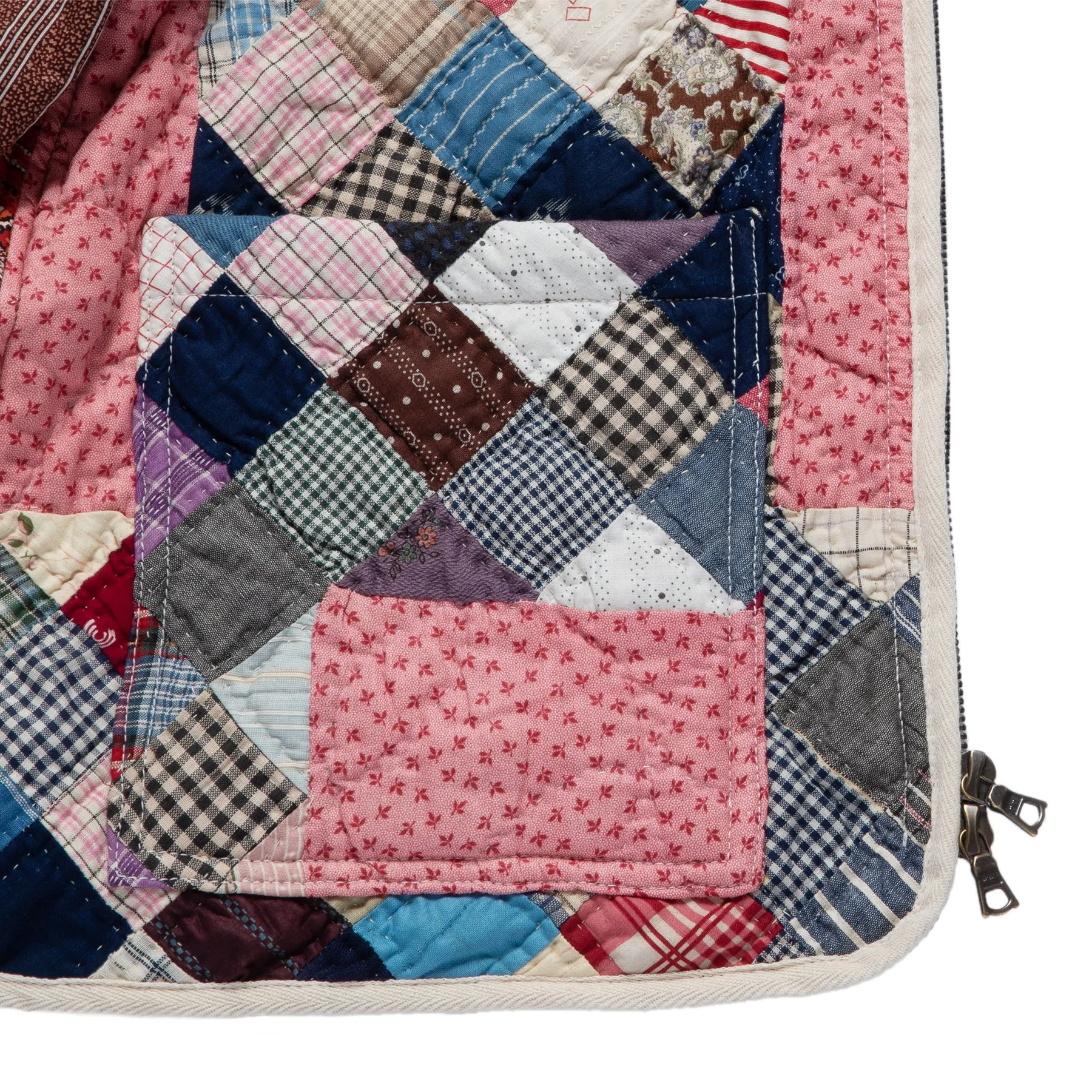 1870 and 1880 Quilt Jacket - Large sold by Samuel Zelig product image thumbnail 3