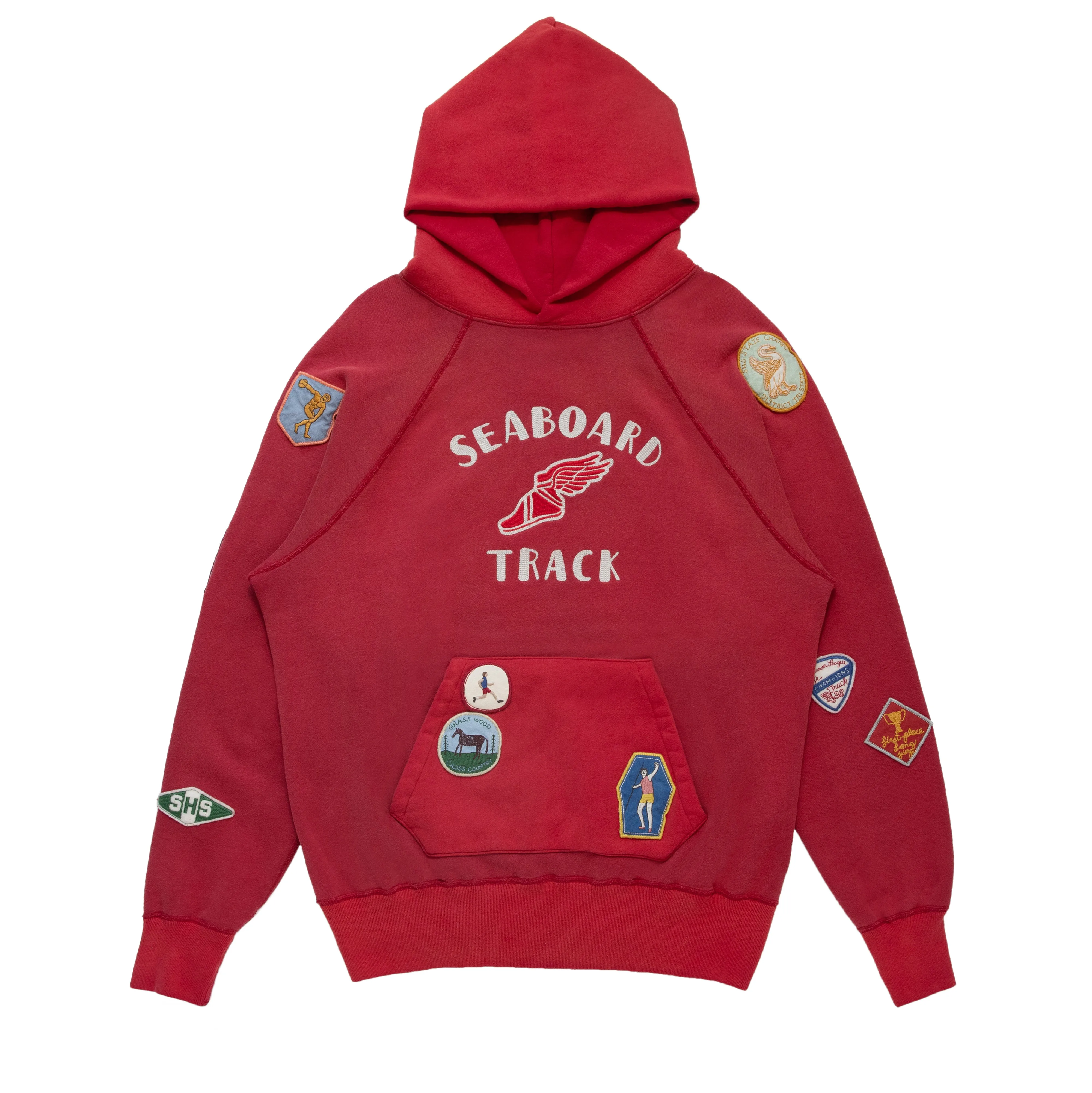 Track Hoodie - Red sold by Samuel Zelig