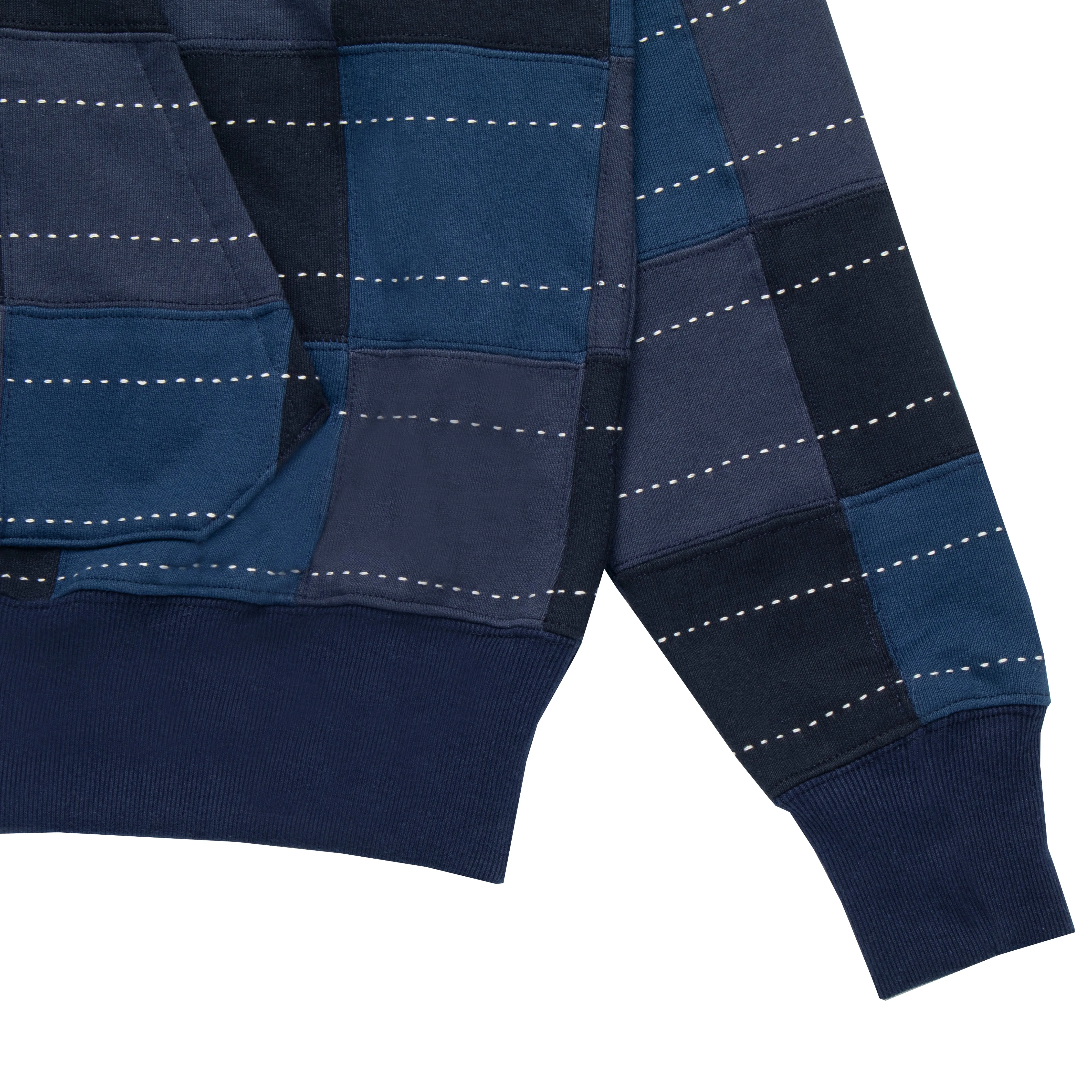 Patchwork Hoodie sold by Samuel Zelig product image thumbnail 4