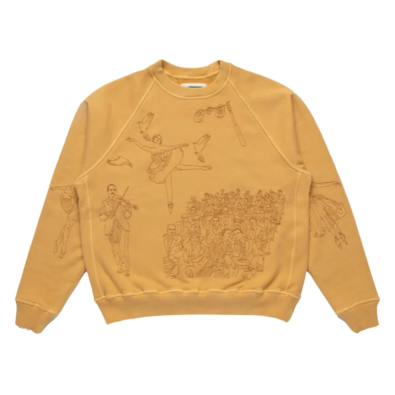Ballet Crewneck - Sunflower sold by Samuel Zelig