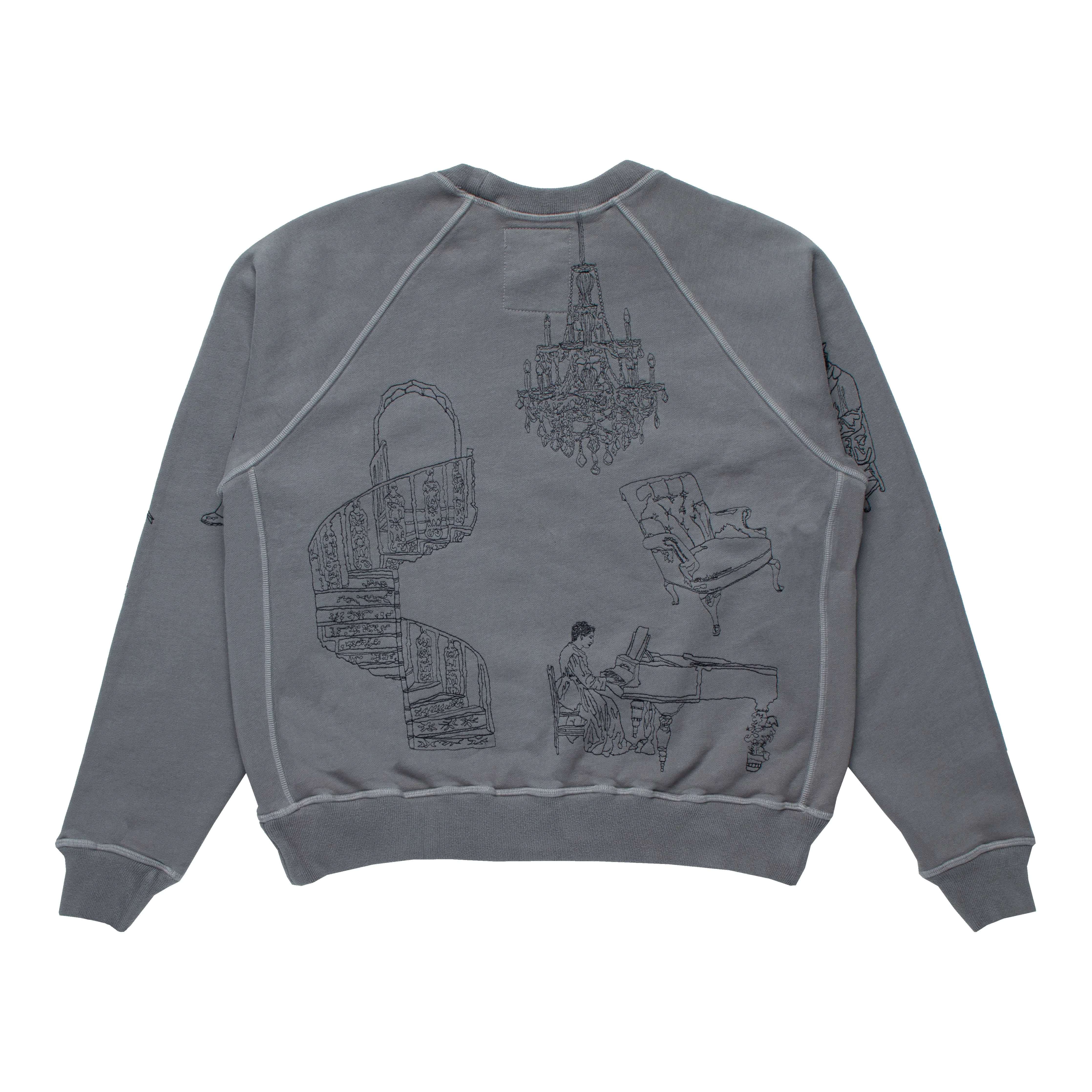 Ballet Crewneck - Cloud Grey sold by Samuel Zelig product image thumbnail 2
