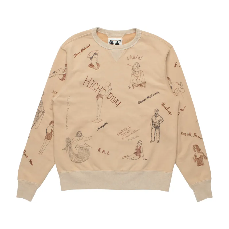 High Dive Crewneck sold by Samuel Zelig