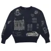 Hotel Crewneck - Navy sold by Samuel Zelig