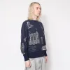 Hotel Crewneck - Navy sold by Samuel Zelig