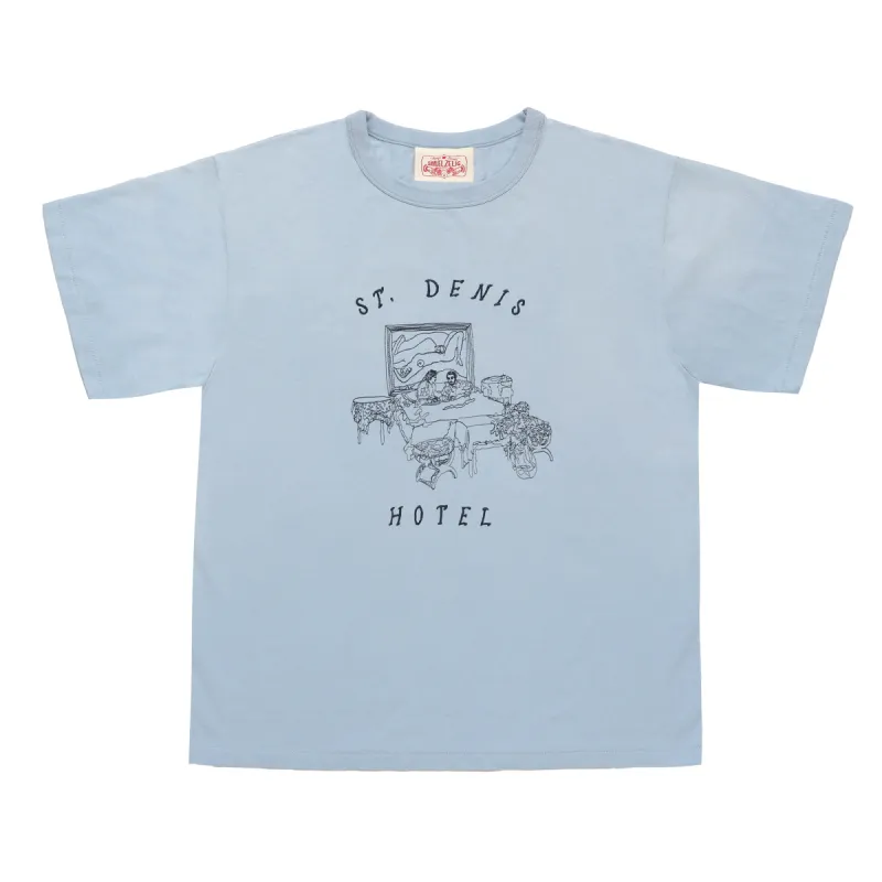 Hotel Tee - Light Blue sold by Samuel Zelig