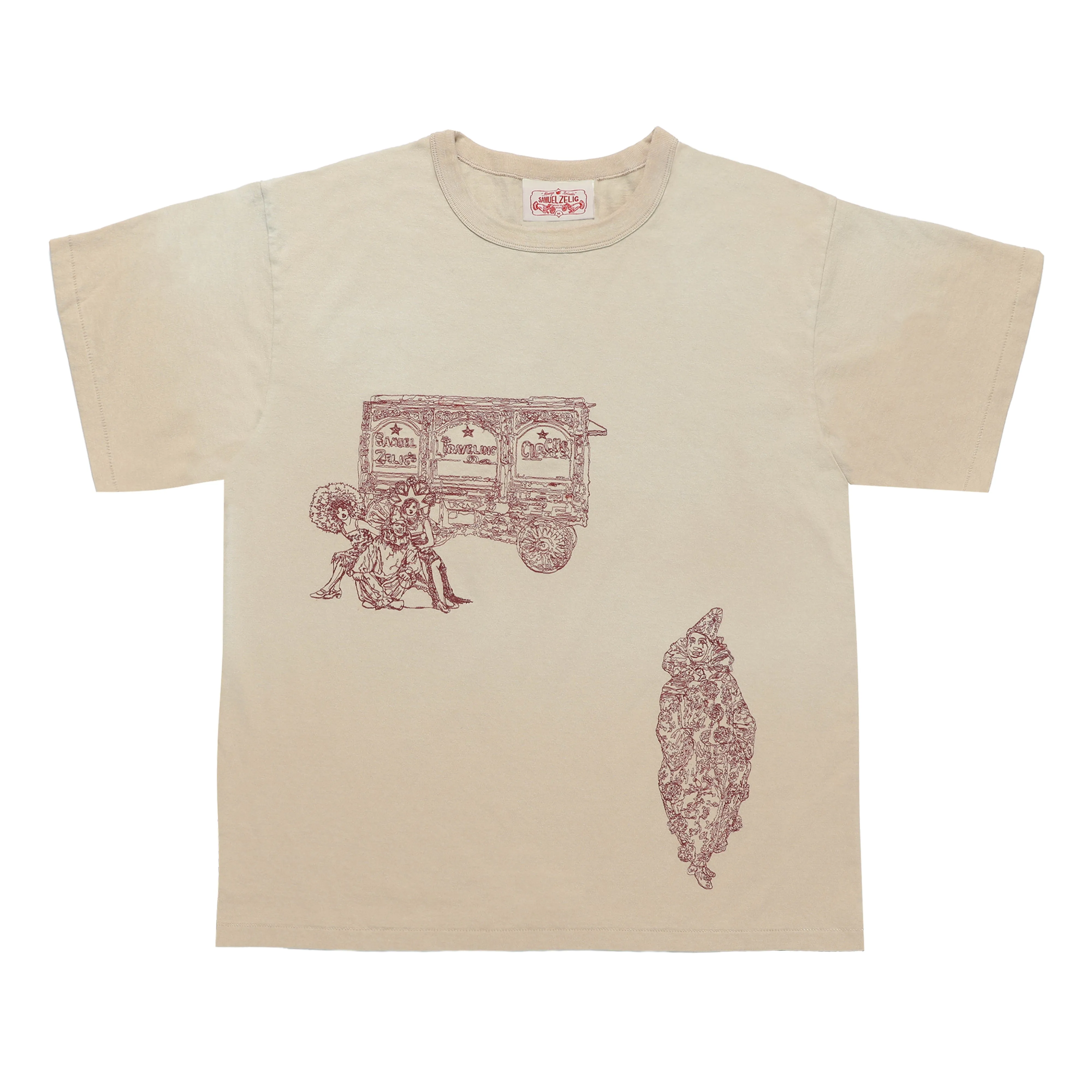 Cirque Tee - Khaki sold by Samuel Zelig