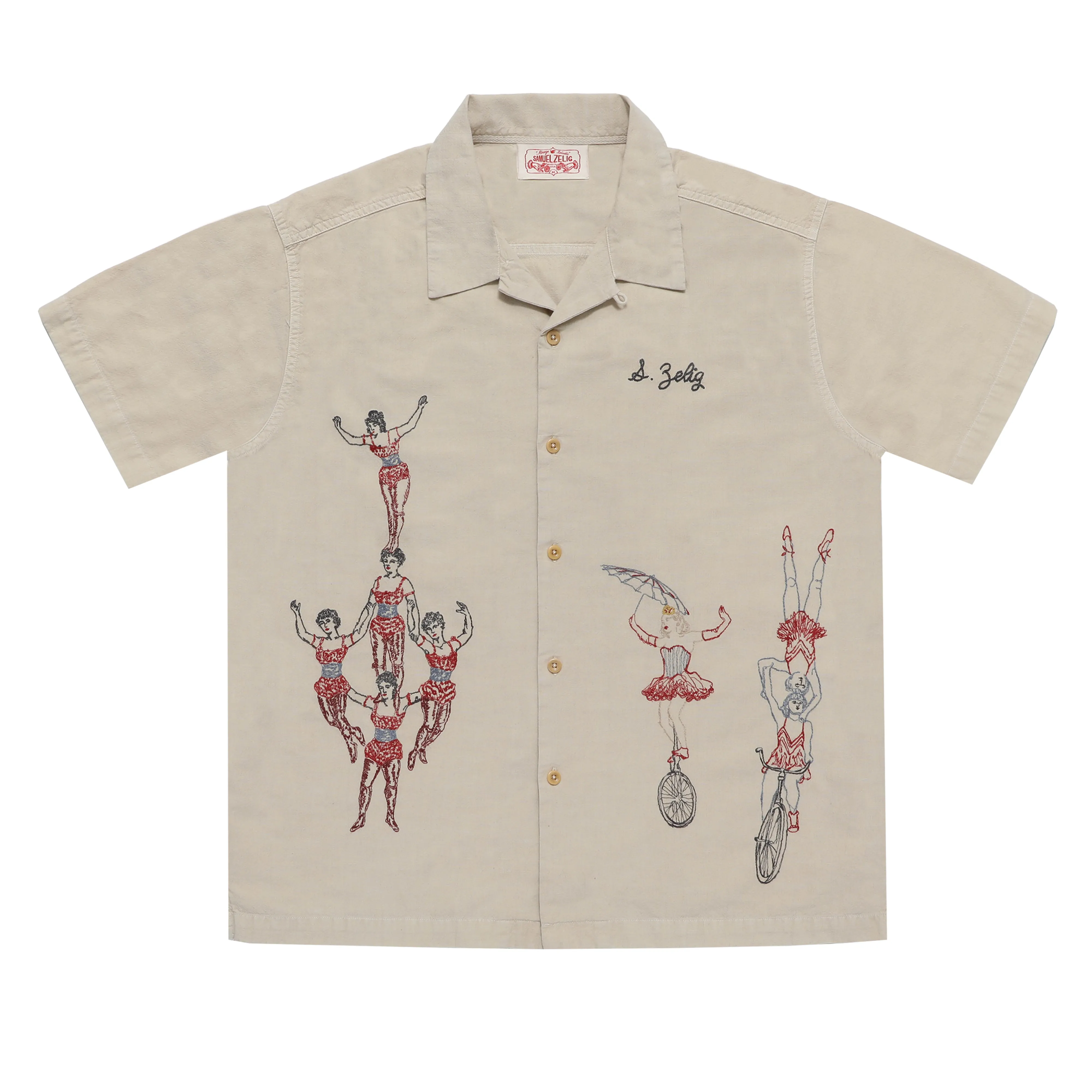 Cirque Camp Shirt sold by Samuel Zelig