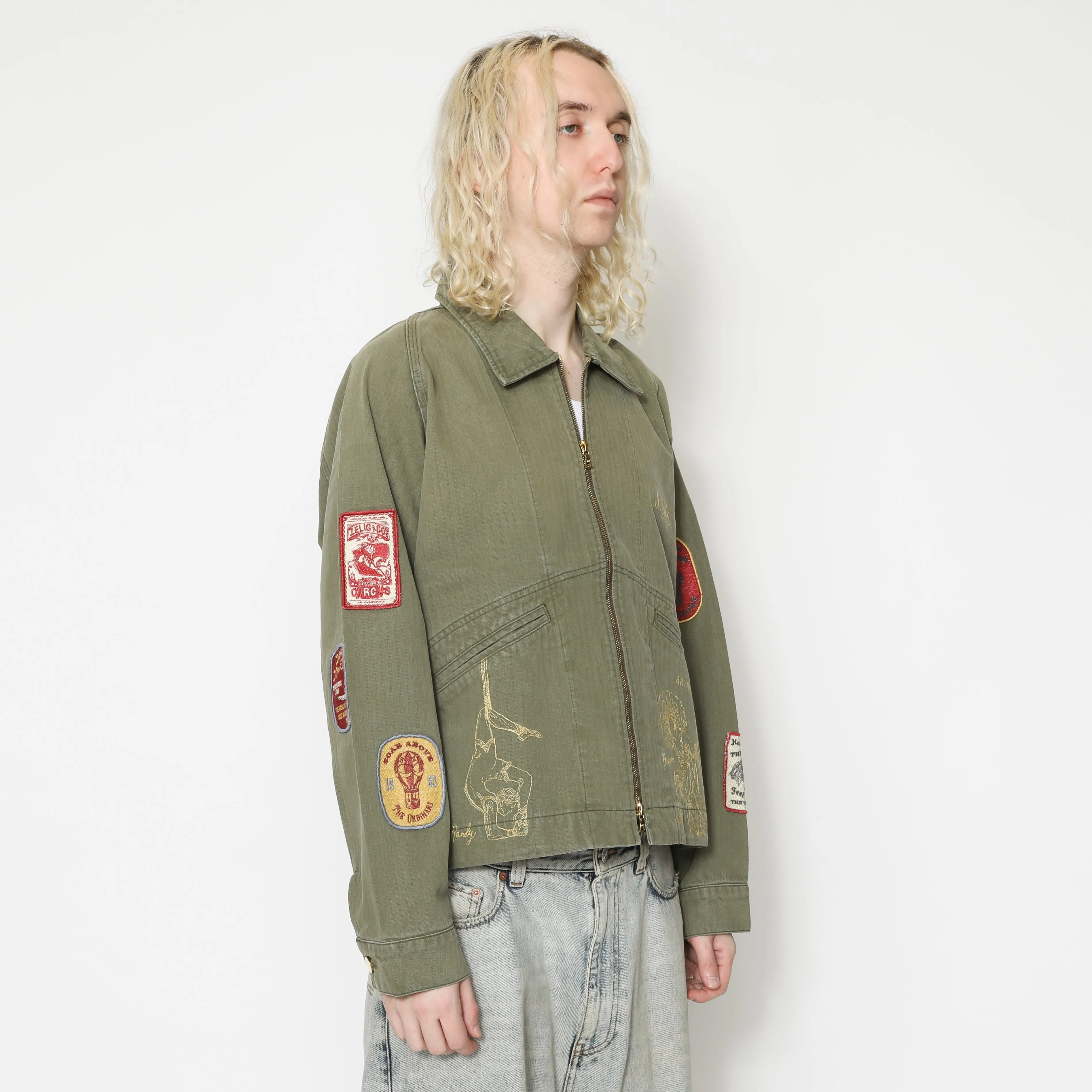 Cirque Zip Jacket - Army Green sold by Samuel Zelig product image thumbnail 4