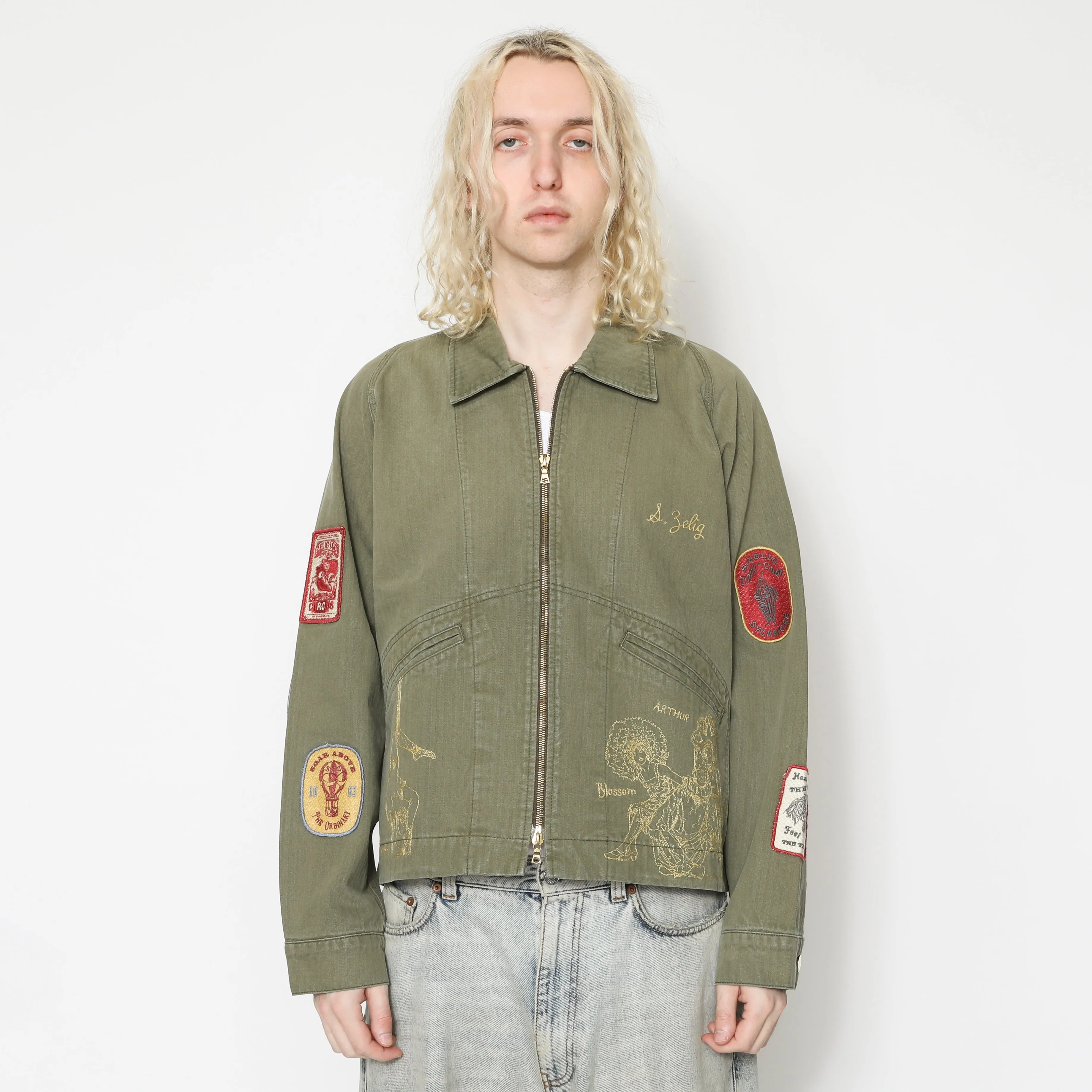 Cirque Zip Jacket - Army Green sold by Samuel Zelig product image thumbnail 3
