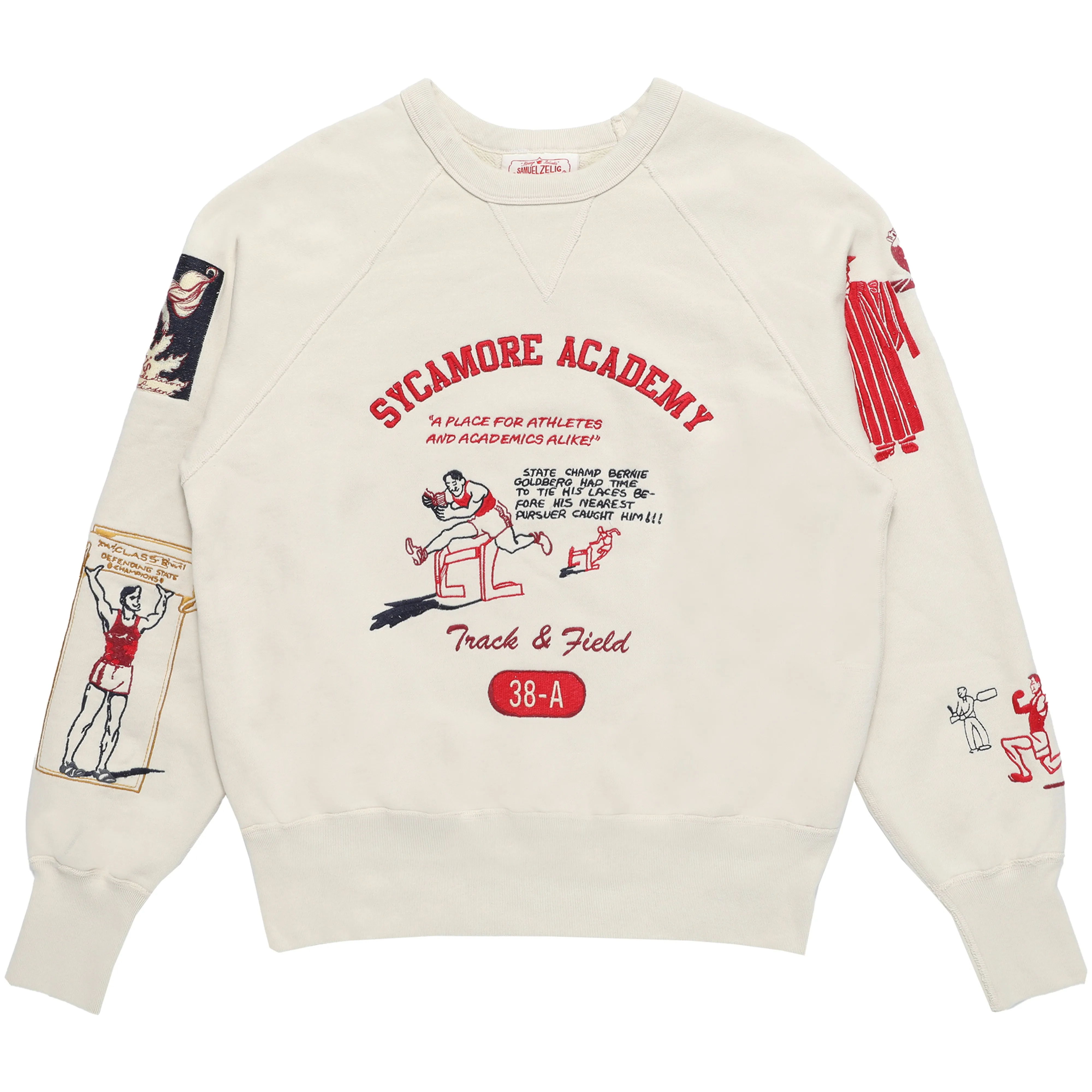 Varsity Crewneck sold by Samuel Zelig