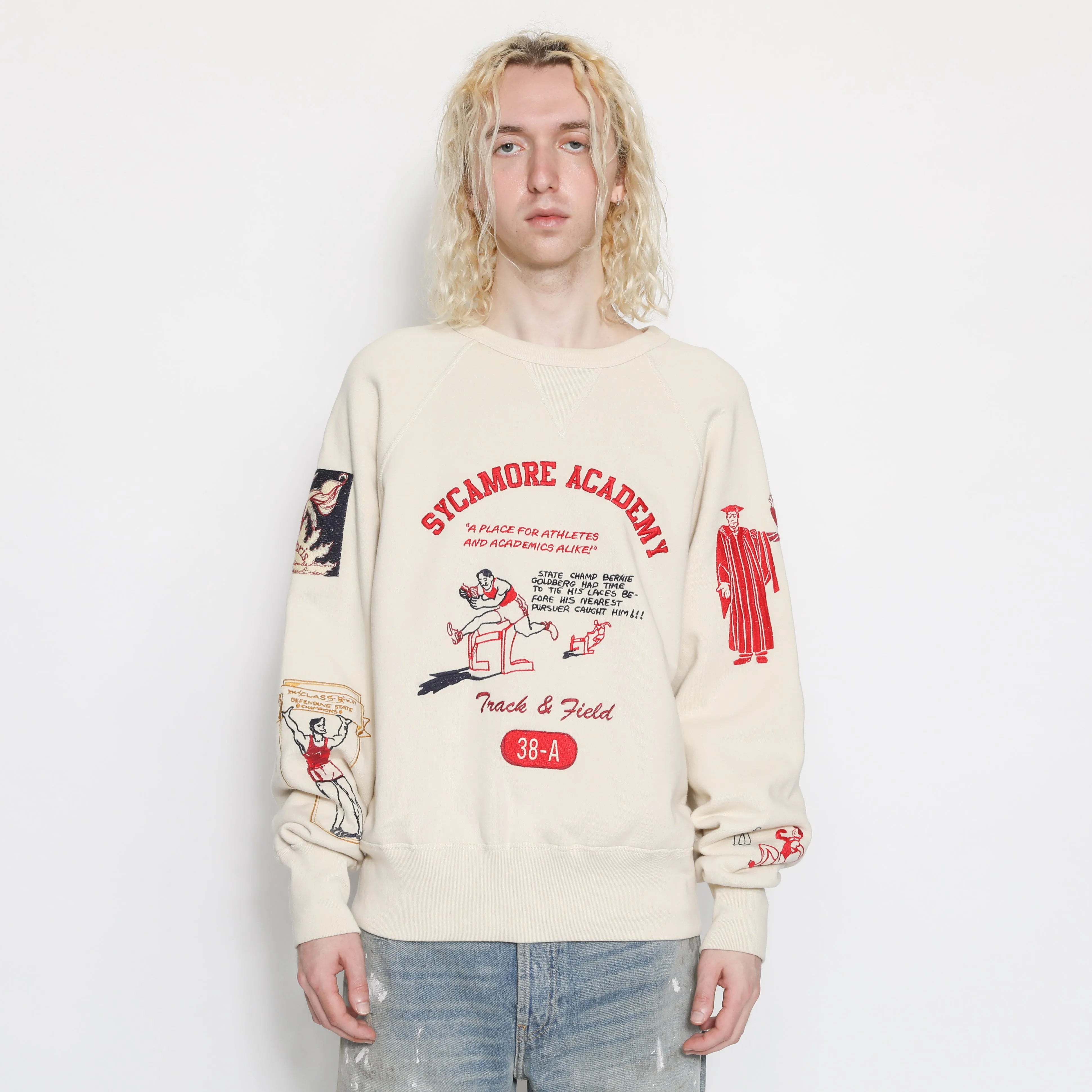 Varsity Crewneck sold by Samuel Zelig product image thumbnail 3