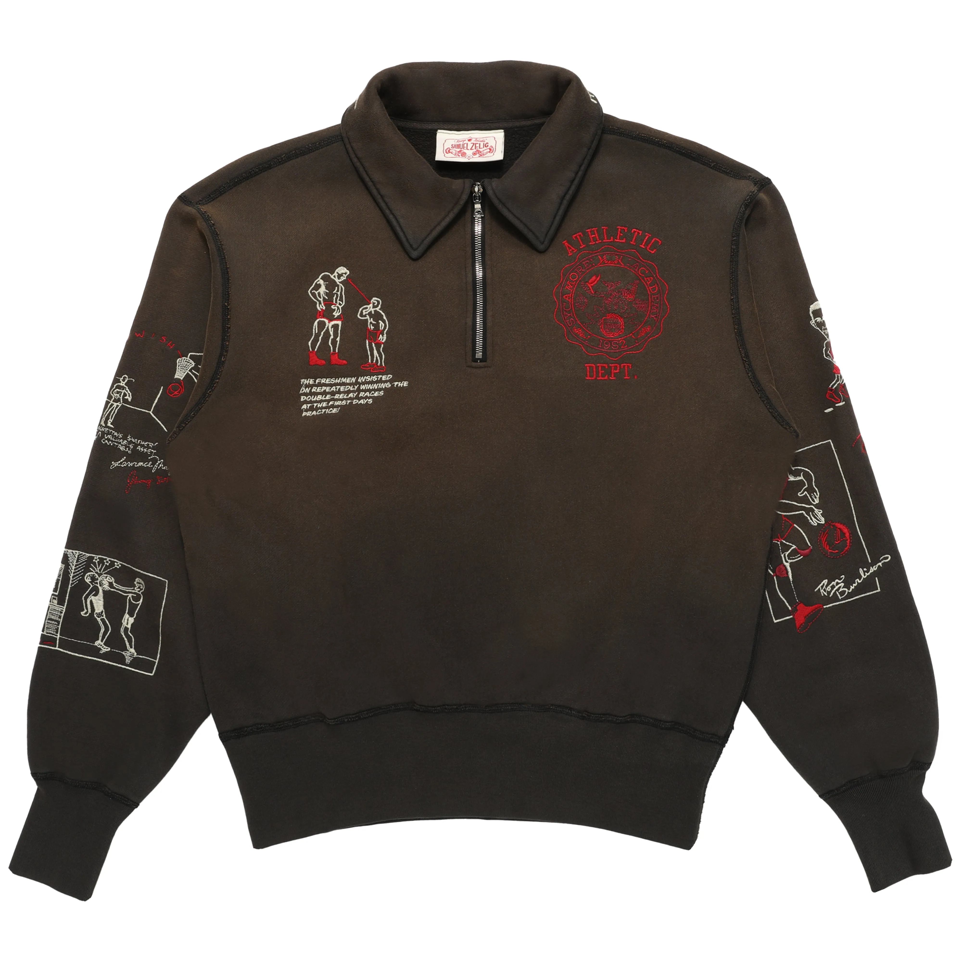 Varsity 1/4 Zip sold by Samuel Zelig