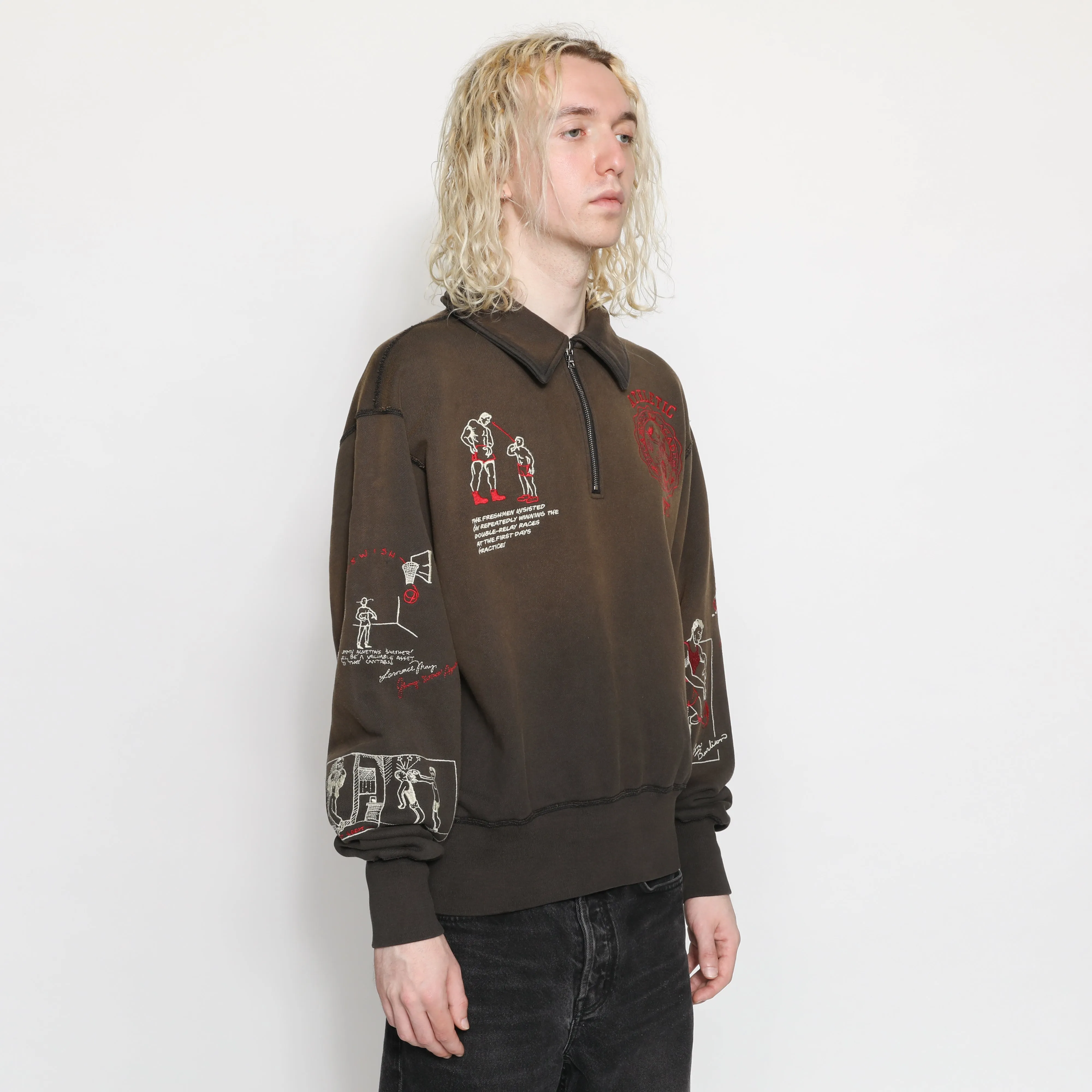 Varsity 1/4 Zip sold by Samuel Zelig product image thumbnail 5