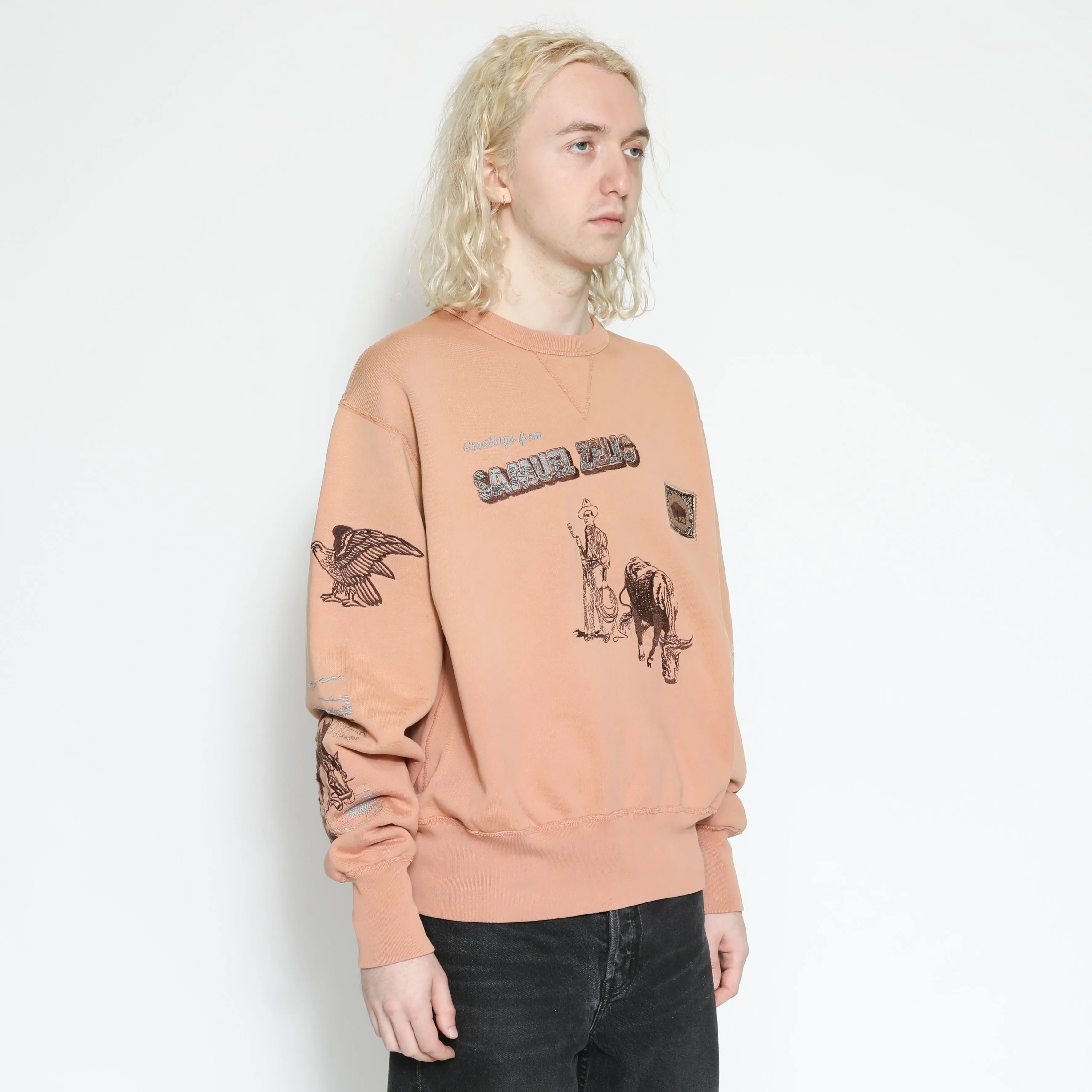 Western Crewneck sold by Samuel Zelig product image thumbnail 4
