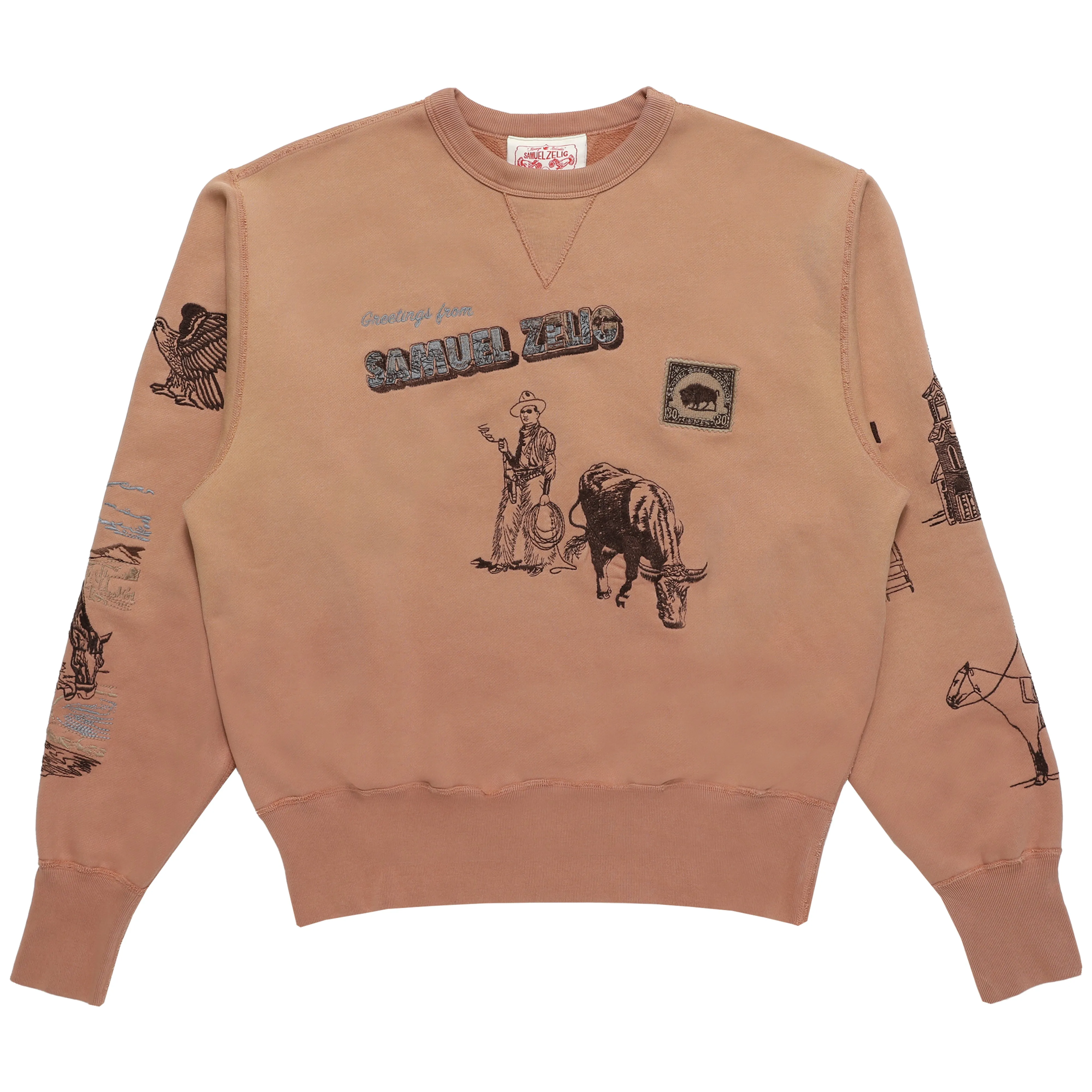 Western Crewneck sold by Samuel Zelig