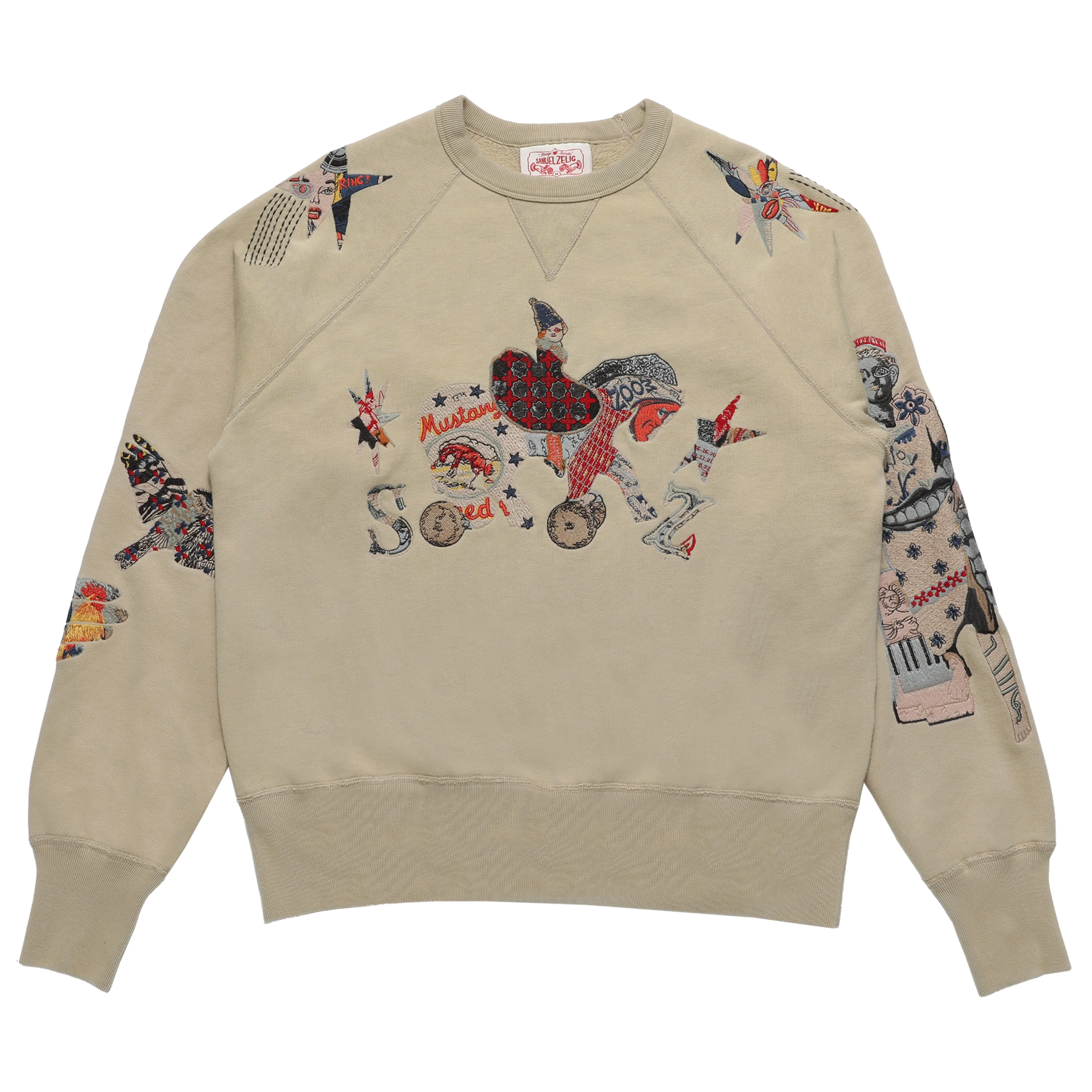 Collage Crewneck sold by Samuel Zelig