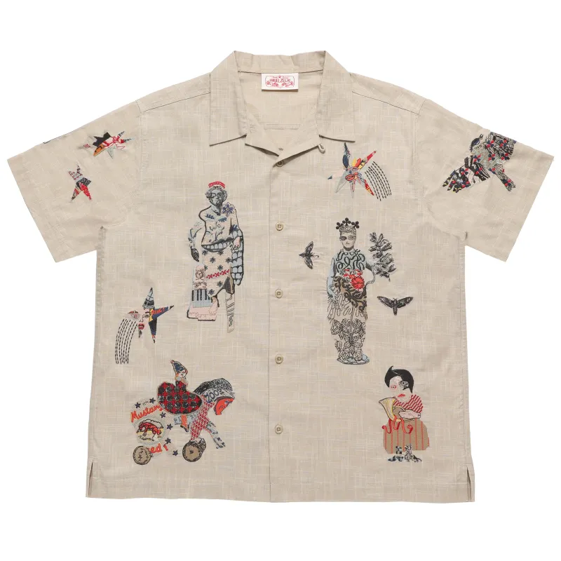 Collage Camp Shirt sold by Samuel Zelig