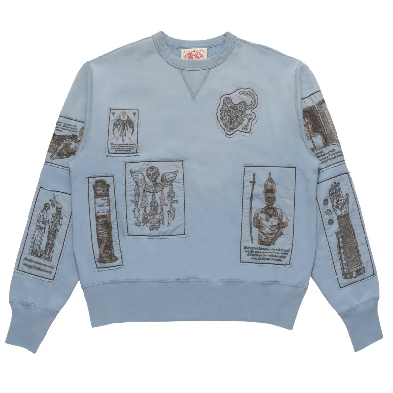 Cabinet Crewneck - Powder Blue sold by Samuel Zelig