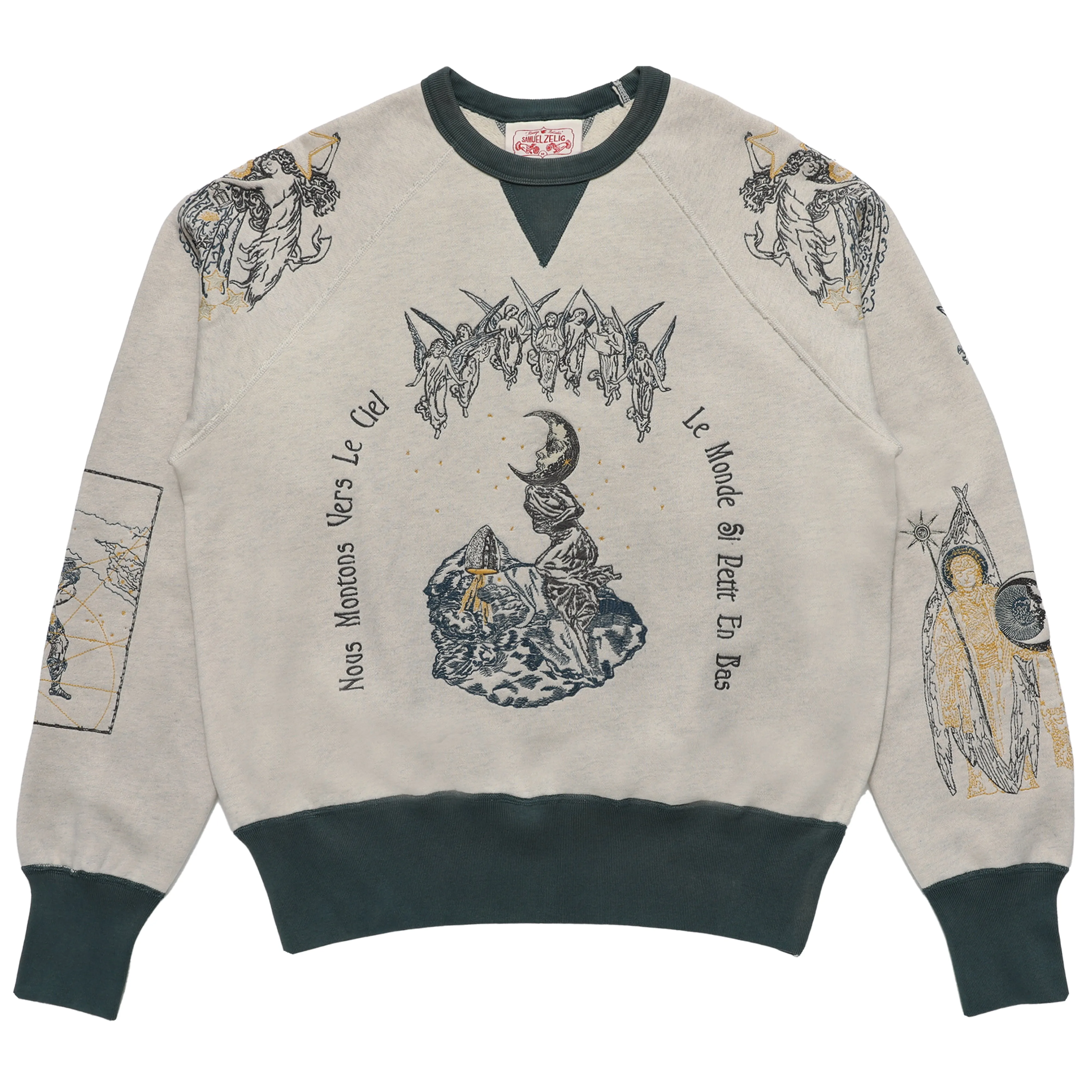 La Luna Crewneck sold by Samuel Zelig