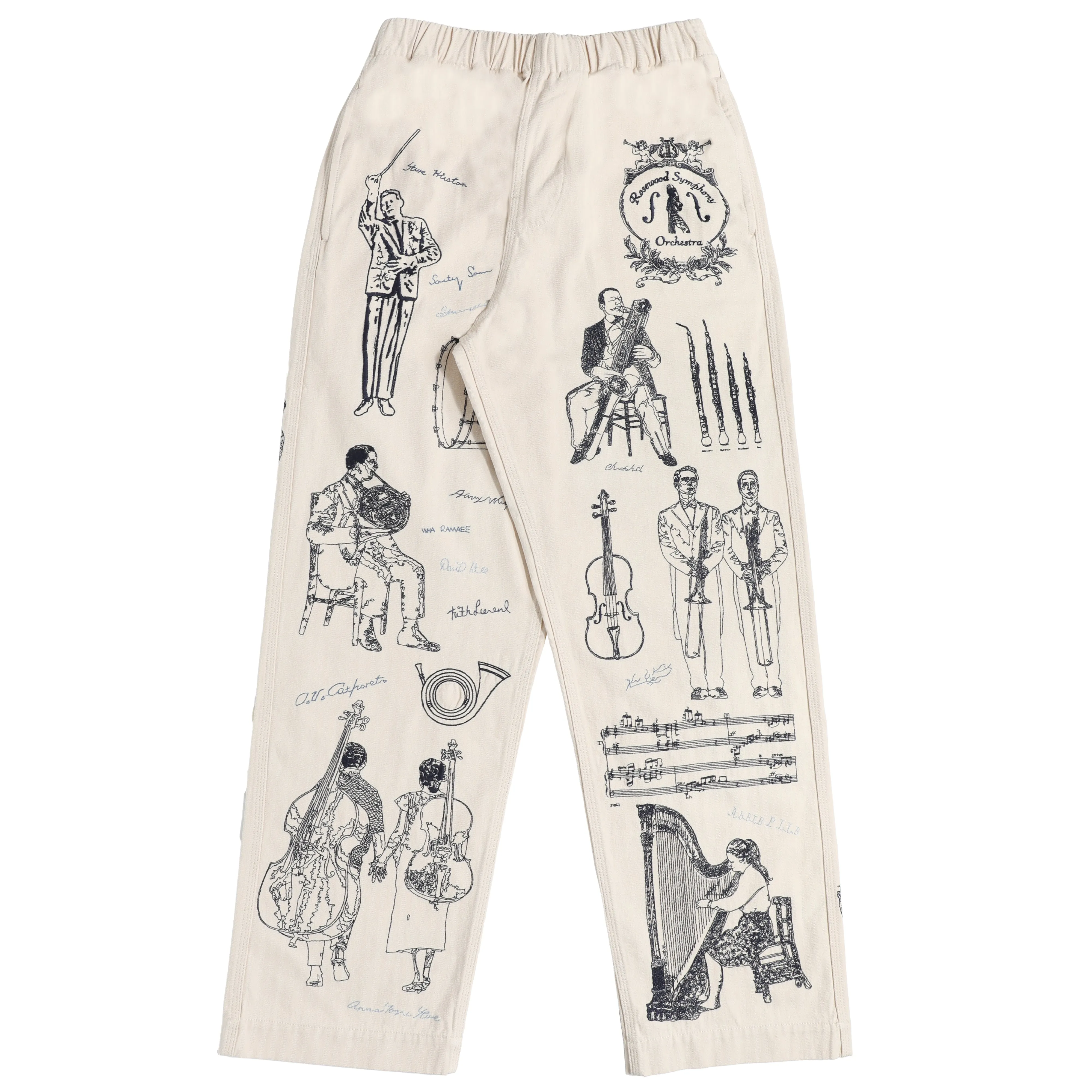 Orchestra Pant - Natural sold by Samuel Zelig