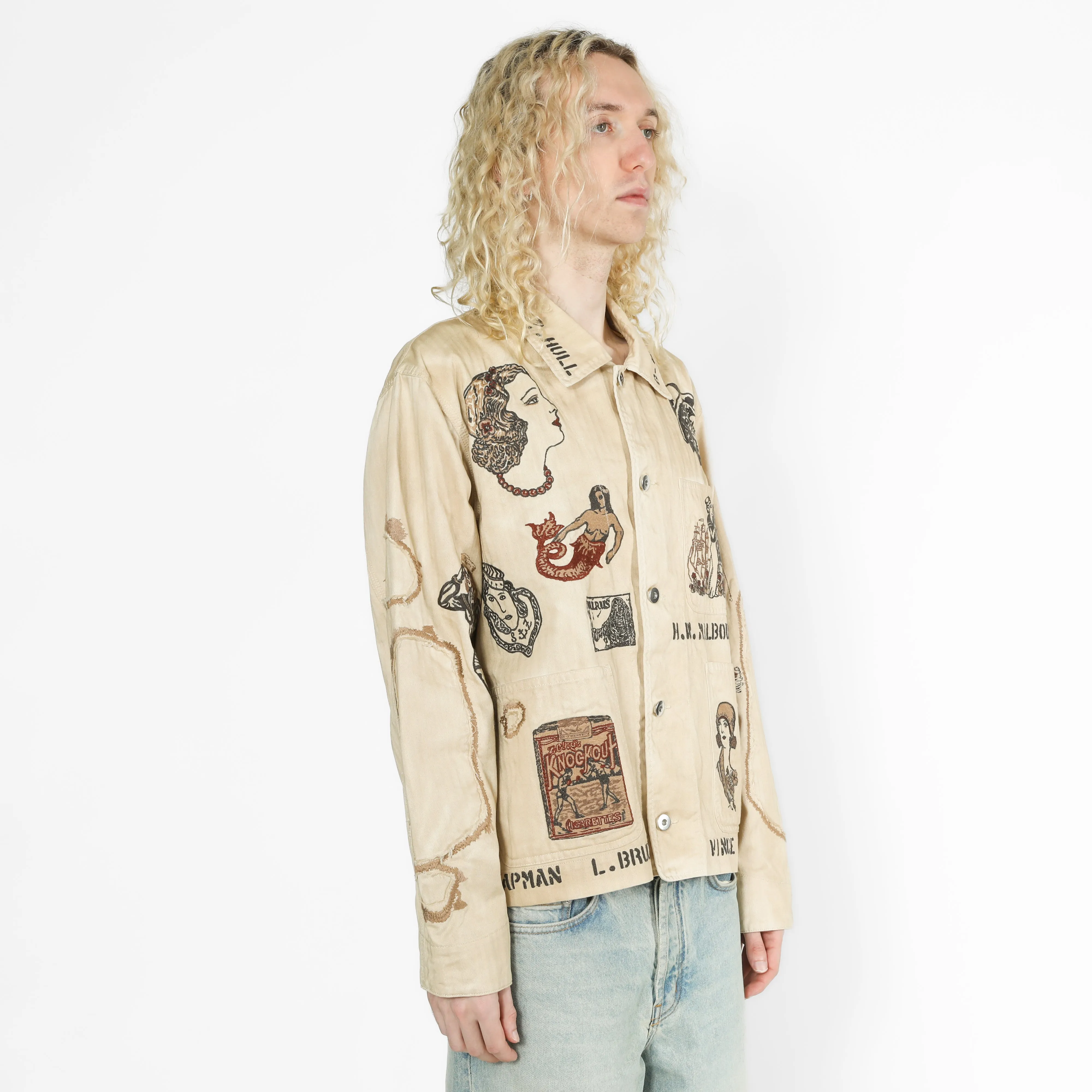 Duffle Chore Jacket - Faded Beige sold by Samuel Zelig product image thumbnail 4