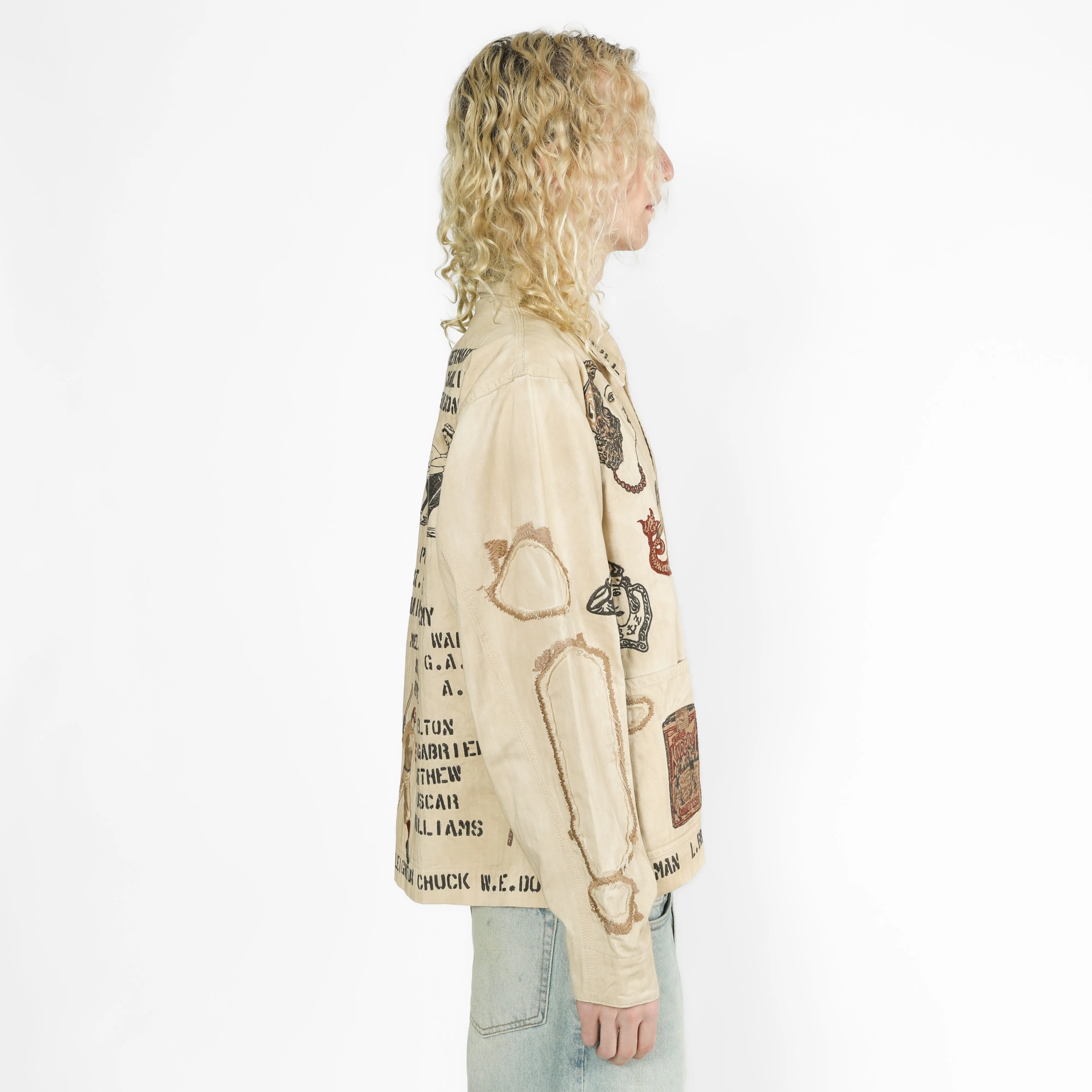 Duffle Chore Jacket - Faded Beige sold by Samuel Zelig product image thumbnail 5