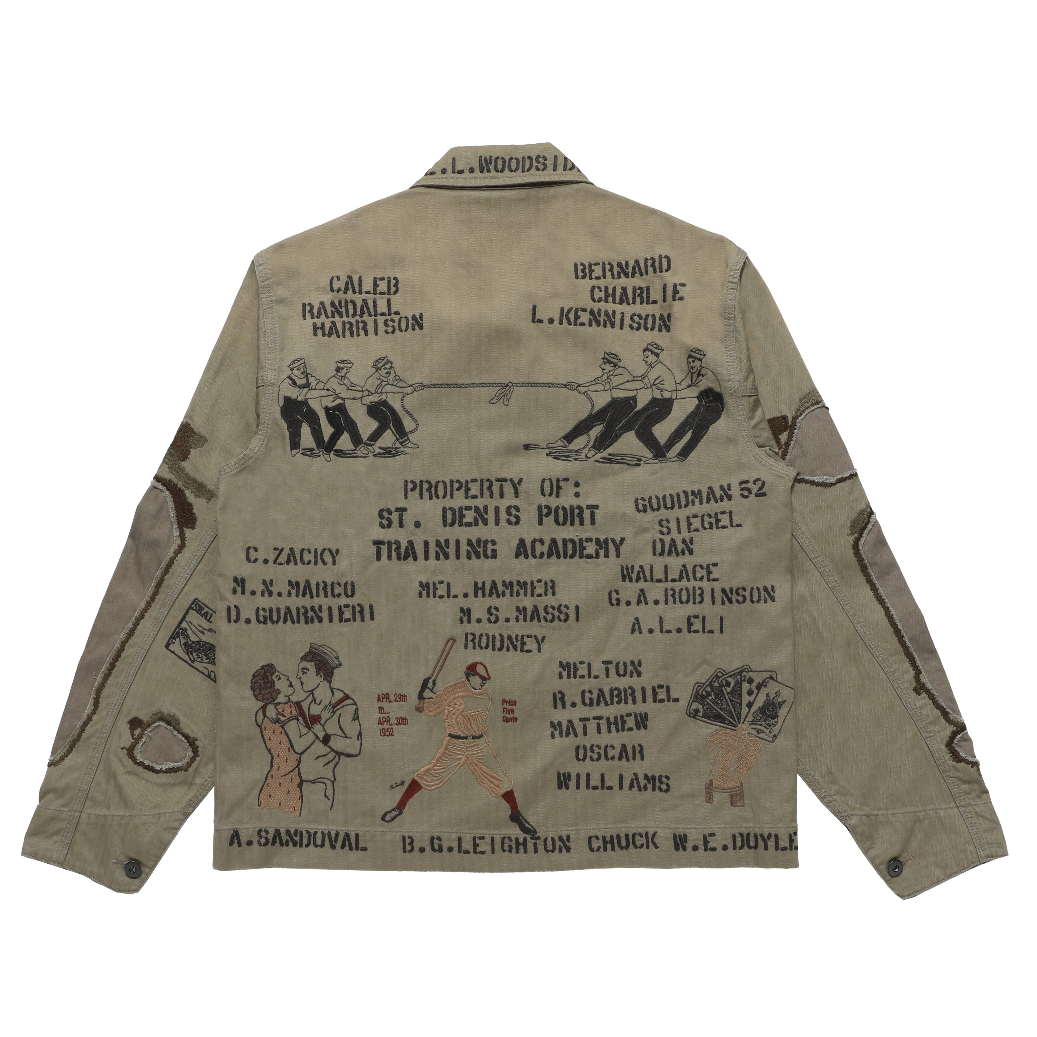 Duffle Chore Jacket - Faded Olive sold by Samuel Zelig product image thumbnail 2