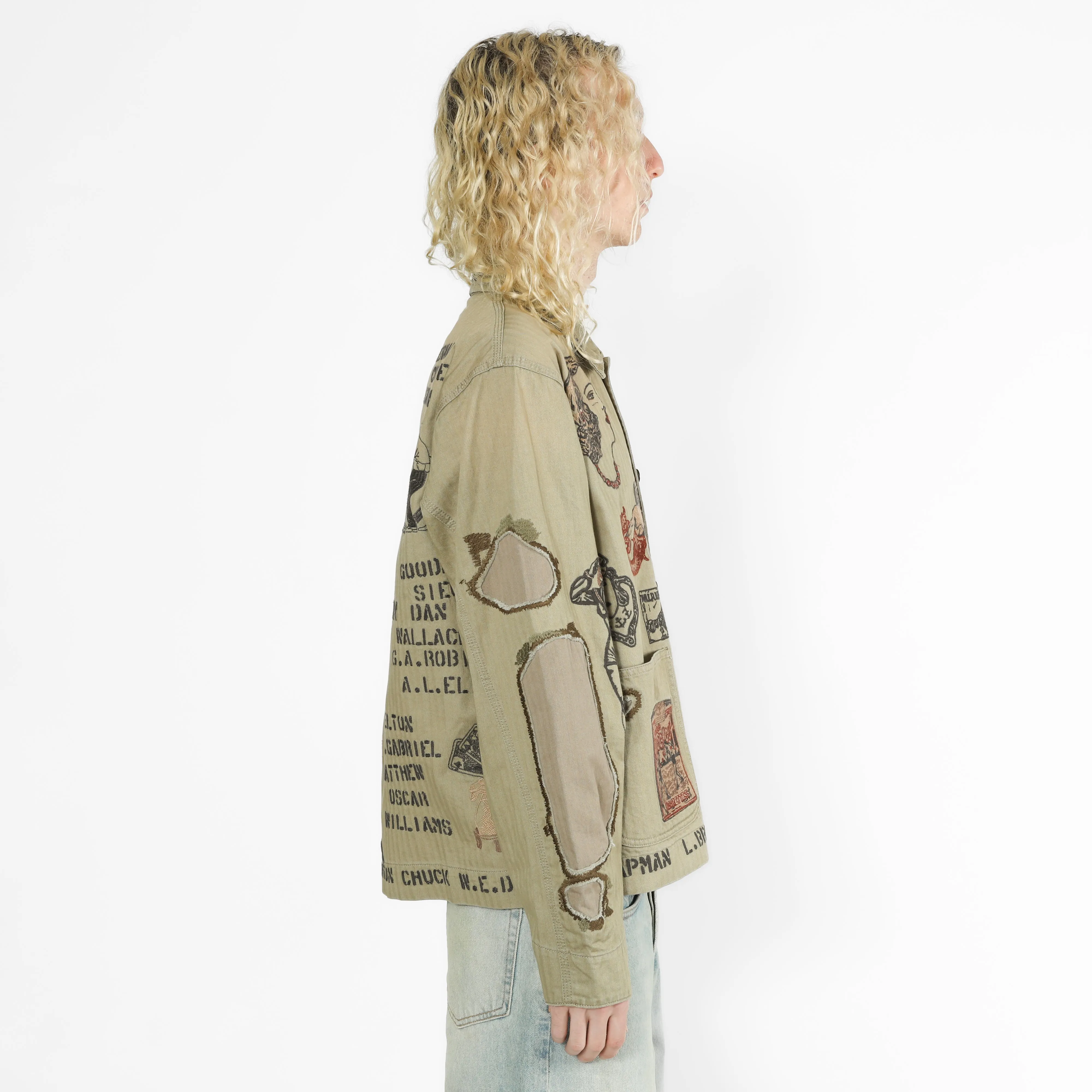 Duffle Chore Jacket - Faded Olive sold by Samuel Zelig product image thumbnail 5