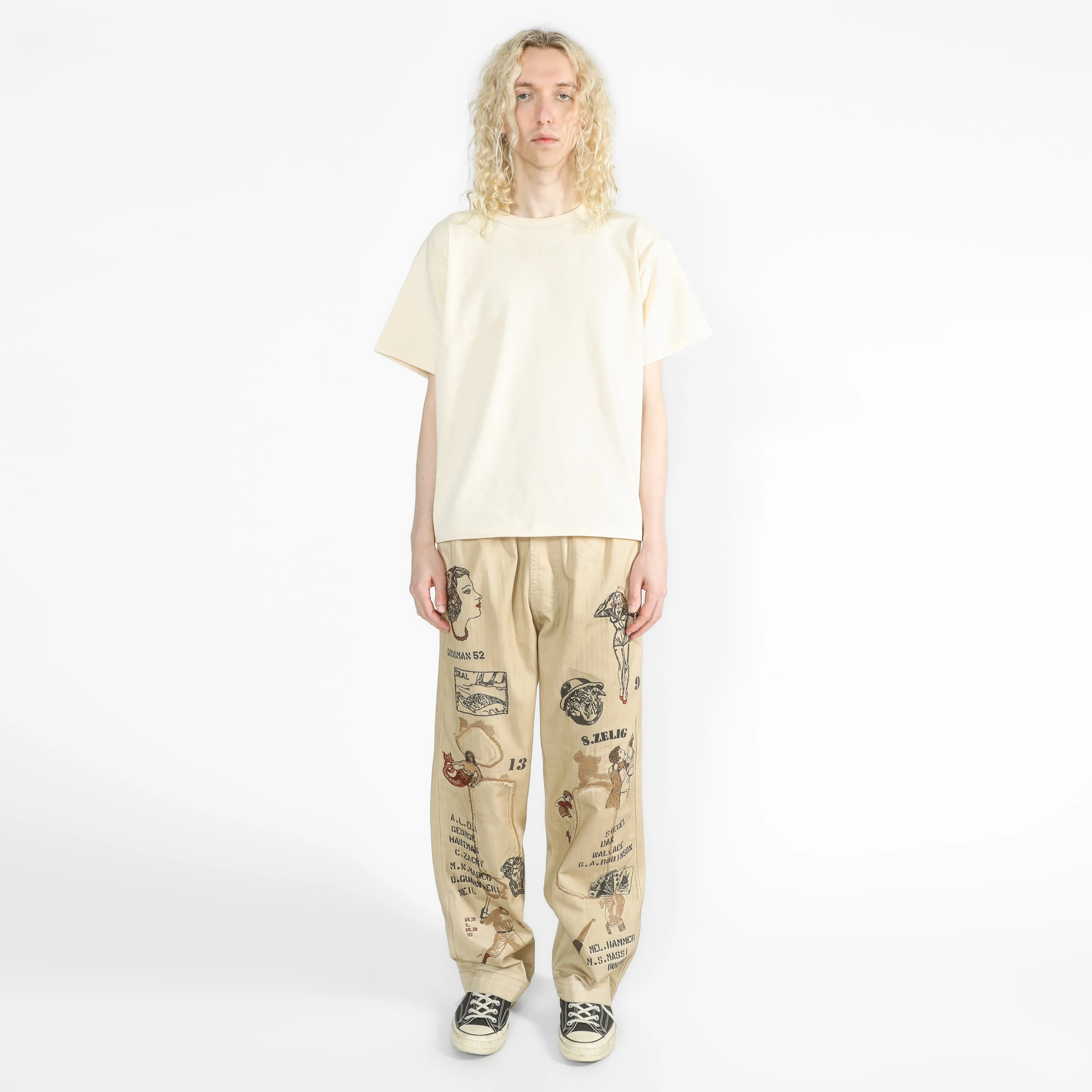 Duffle Pant - Faded Beige sold by Samuel Zelig product image thumbnail 3