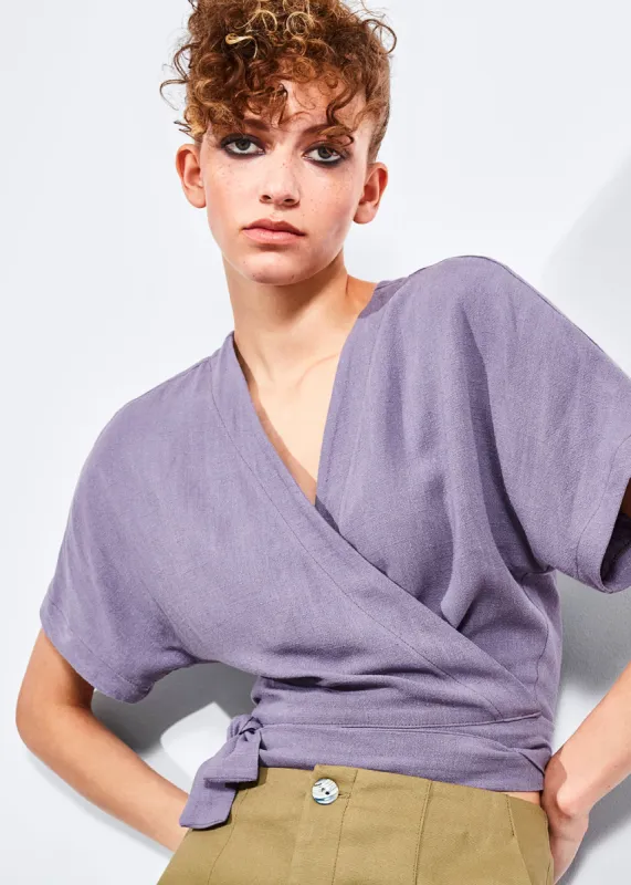 Cleo Wrap Top sold by Dagg & Stacey