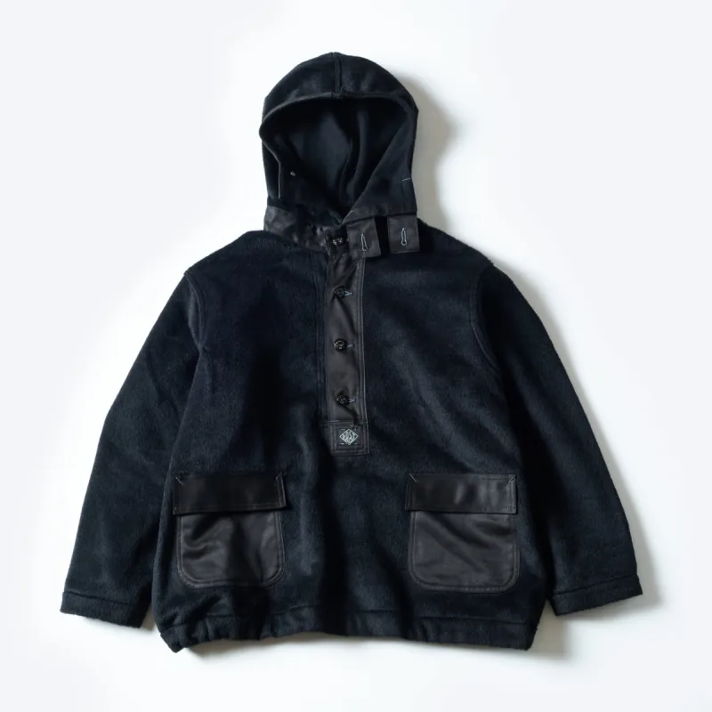 #1105-AMB NAVY Parka : alpaca mohair (SHOP SPECIAL) sold by Post O'Alls