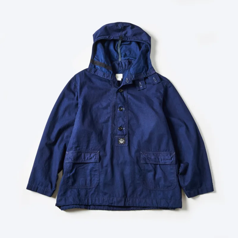 #1105-VTI NAVY Parka : vintage twill indigo sold by Post O'Alls