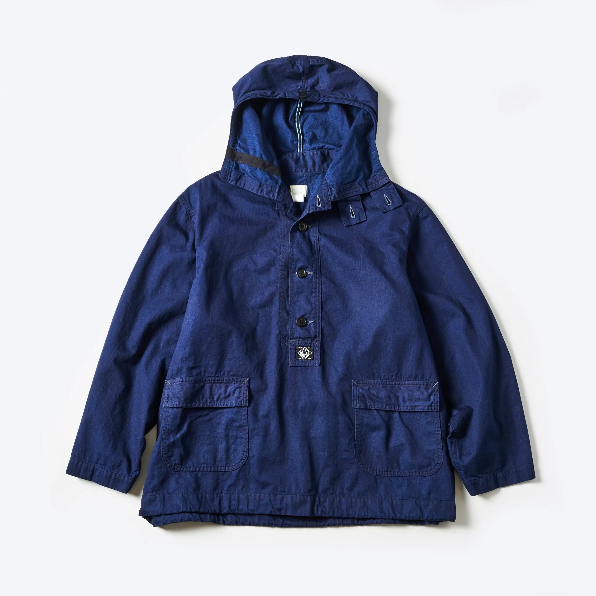 #1105-VTI NAVY Parka : vintage twill indigo sold by Post O'Alls