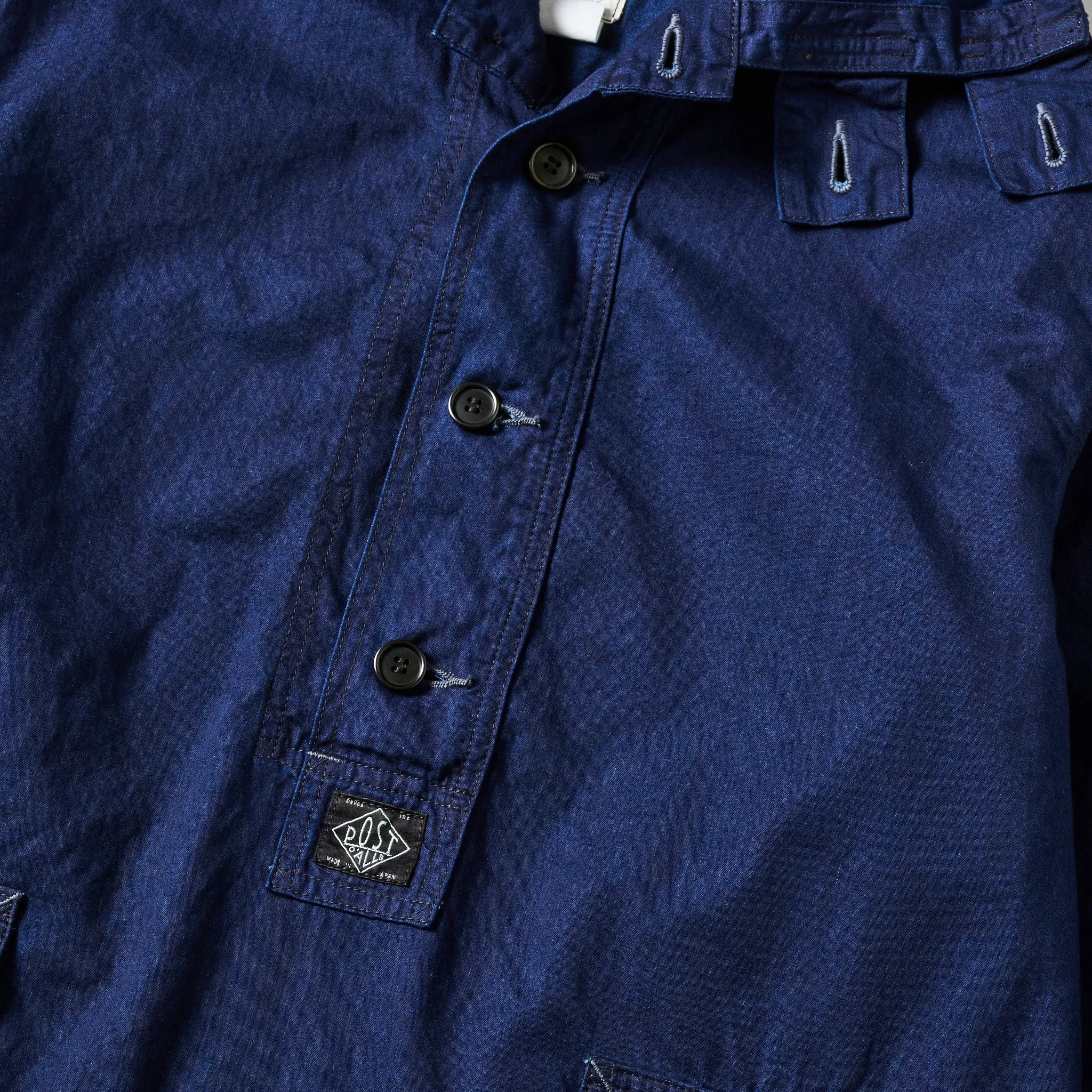 #1105-VTI NAVY Parka : vintage twill indigo sold by Post O'Alls product image thumbnail 2