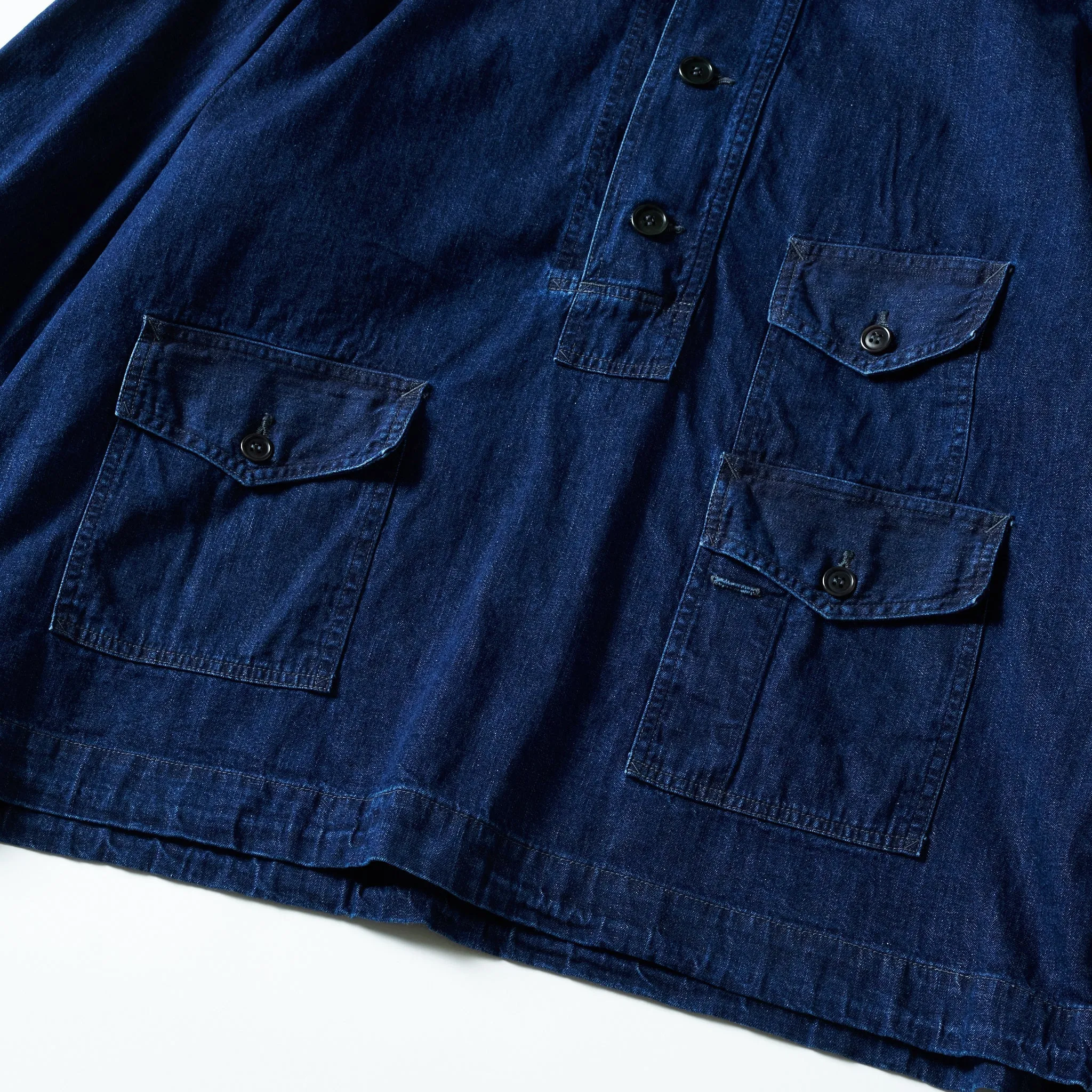 #3127-8DI Town & Country Parka : 8oz. Denim indigo deep wash sold by Post O'Alls product image thumbnail 4