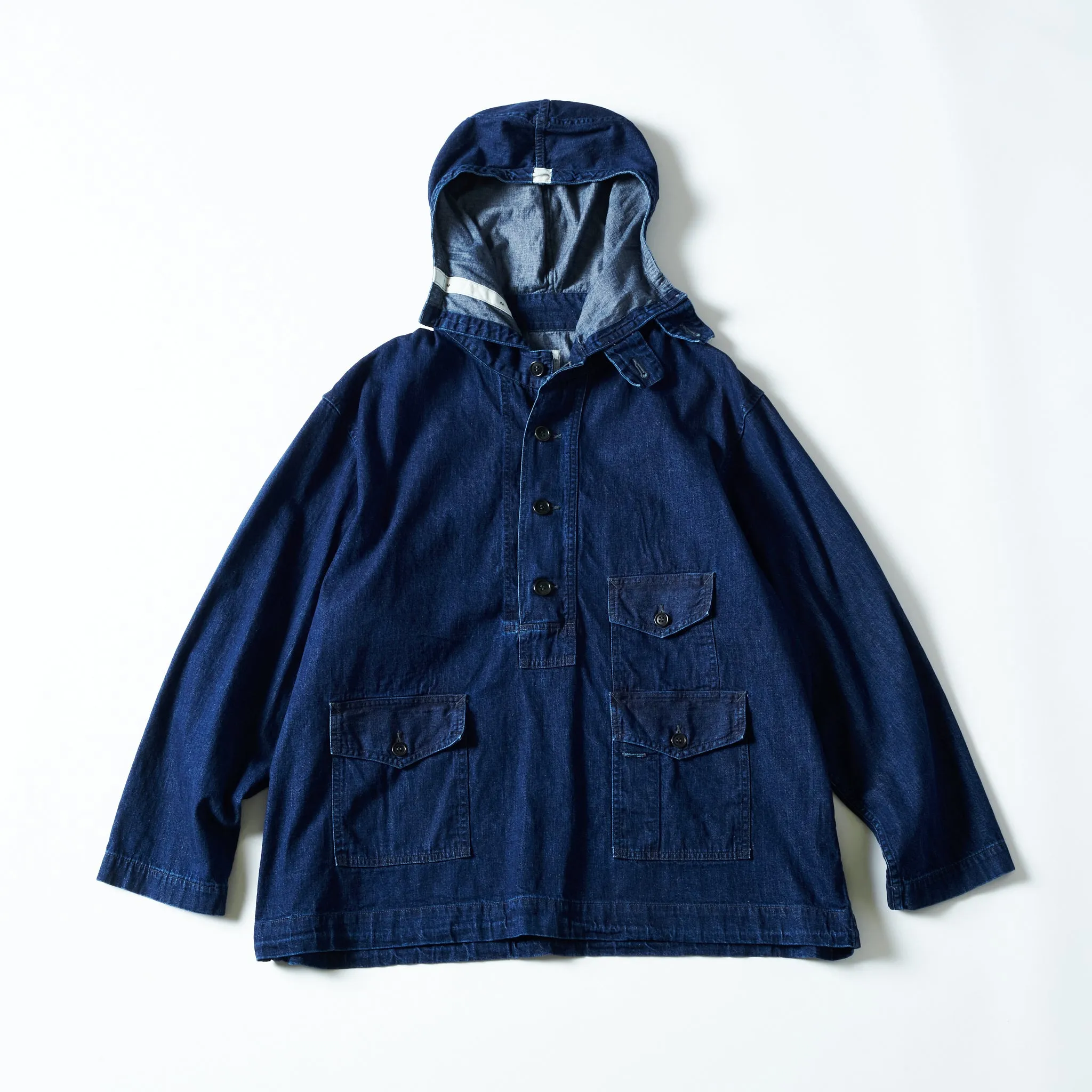 #3127-8DI Town & Country Parka : 8oz. Denim indigo deep wash sold by Post O'Alls