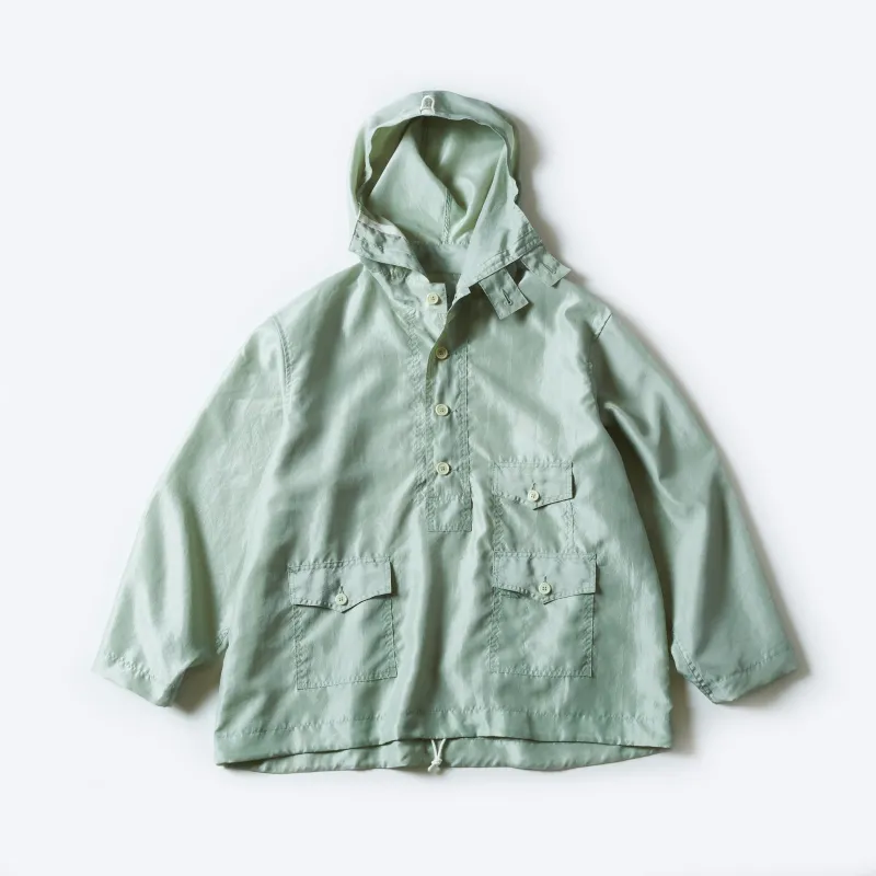 #3127-MTG Town & Country Parka : metallic taffeta green sold by Post O'Alls