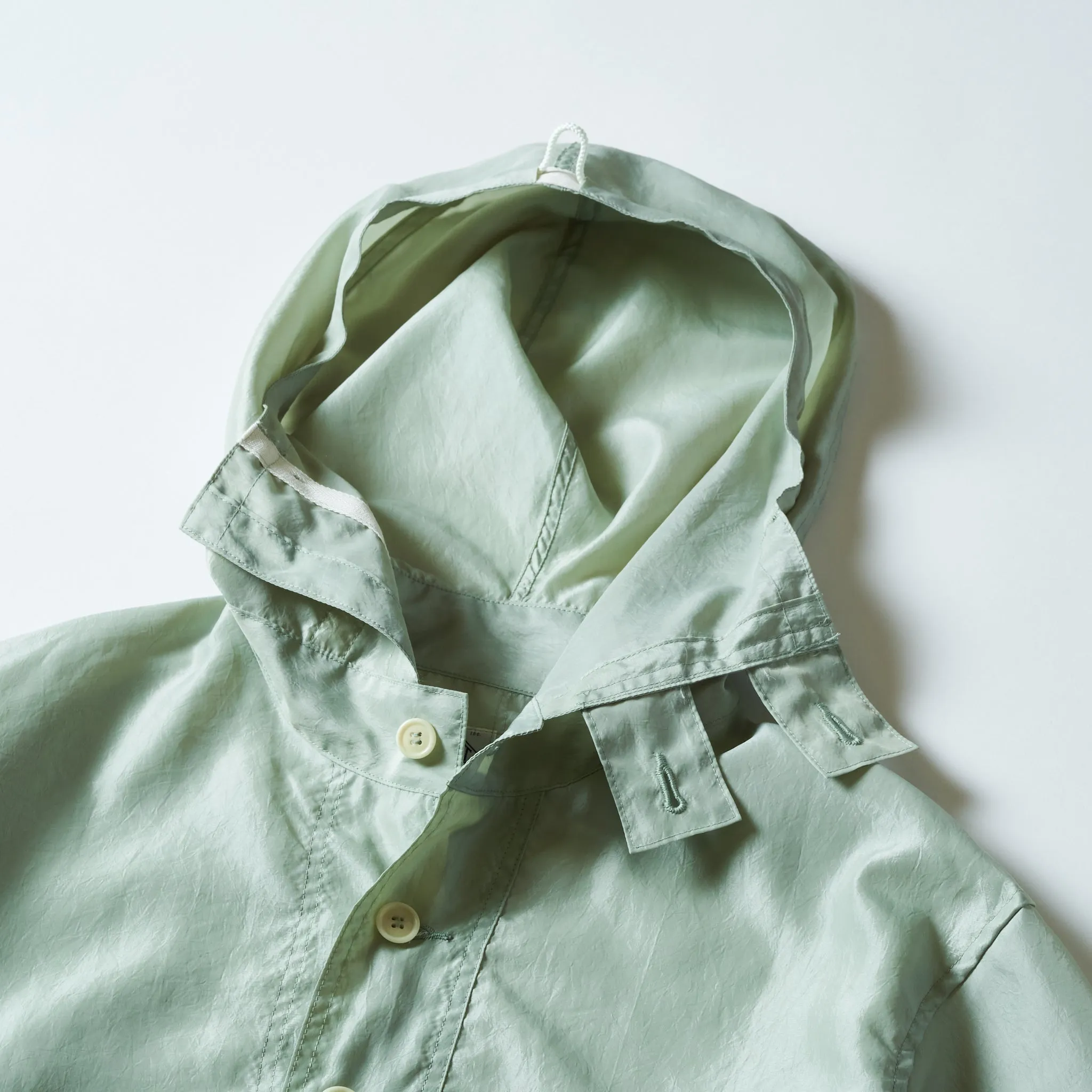#3127-MTG Town & Country Parka : metallic taffeta green sold by Post O'Alls product image thumbnail 3