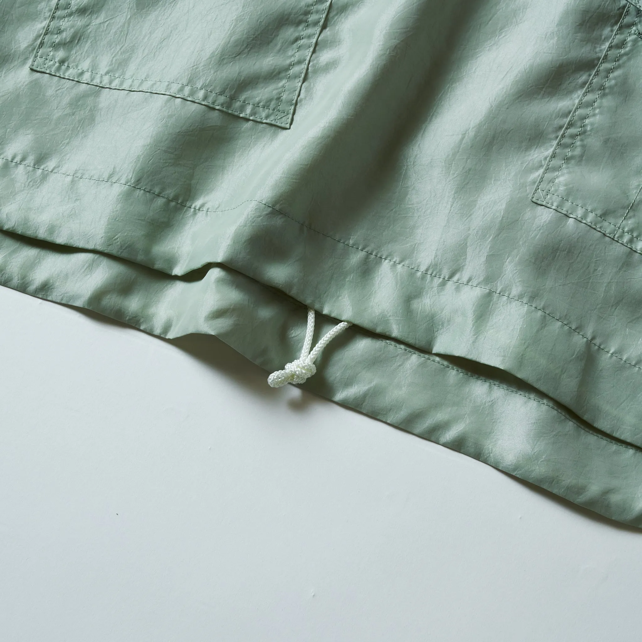 #3127-MTG Town & Country Parka : metallic taffeta green sold by Post O'Alls product image thumbnail 4