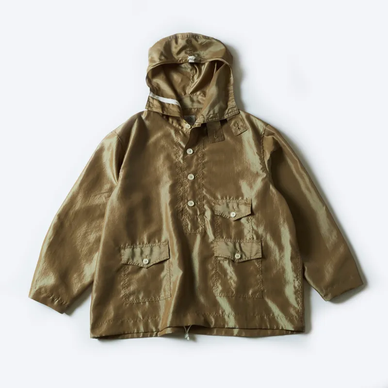 #3127-MTK Town & Country Parka : metallic taffeta khaki sold by Post O'Alls